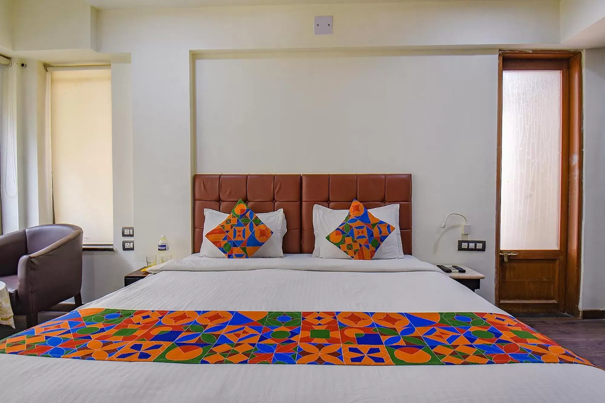 Bed in FabHotel SR Wakad - Nr Mall of Millenium Bed in FabHotel SR Wakad - Nr Mall of Millenium