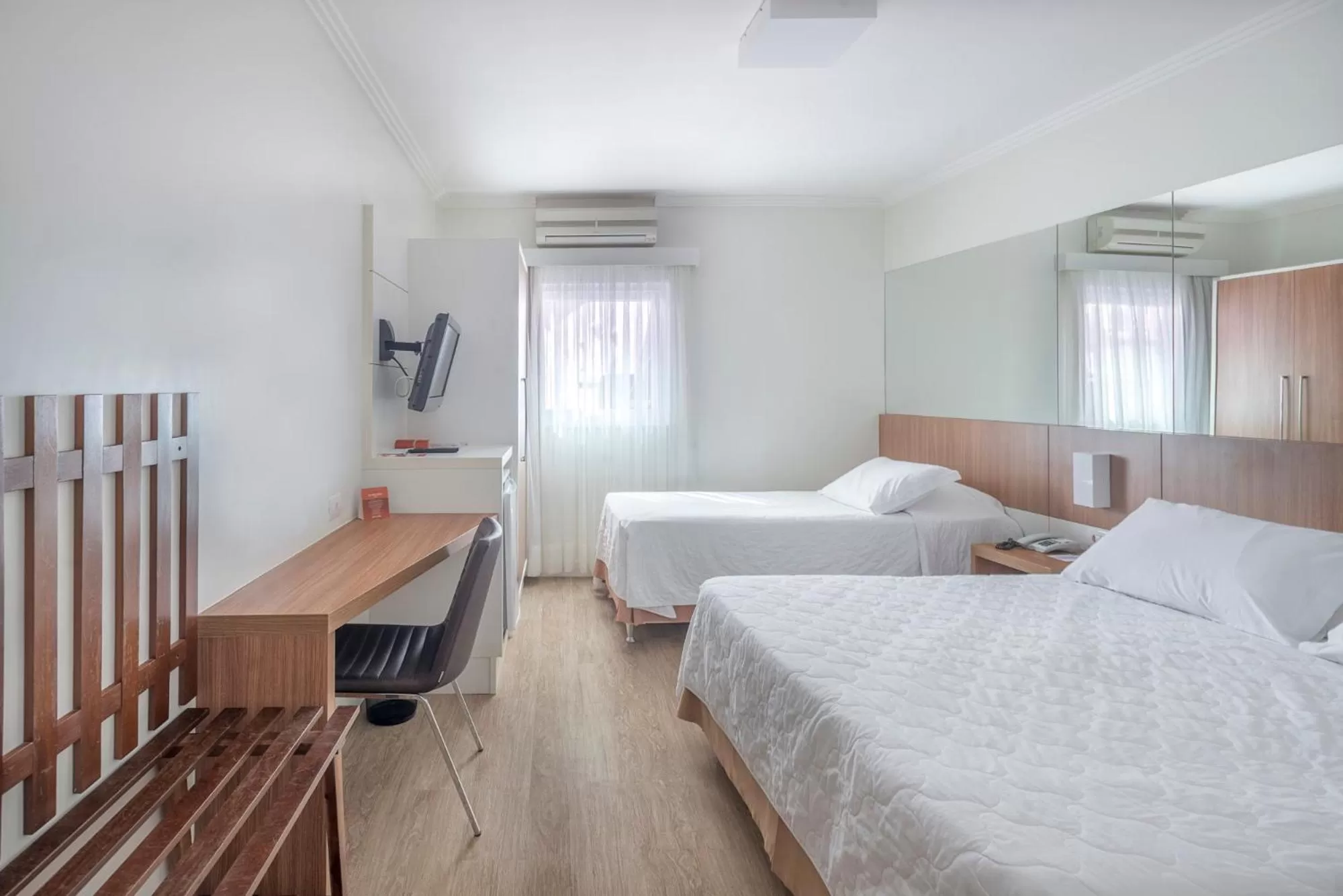 Bed in Hotel Glória Blumenau