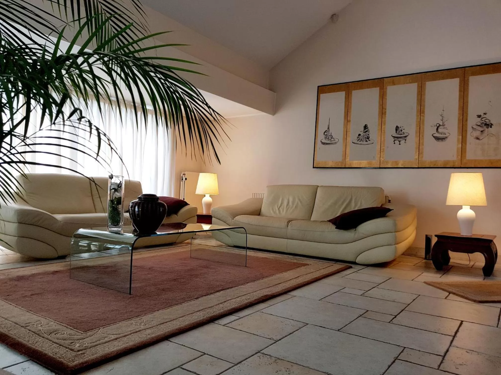 Living room in B&B prince d’Orange Waterloo