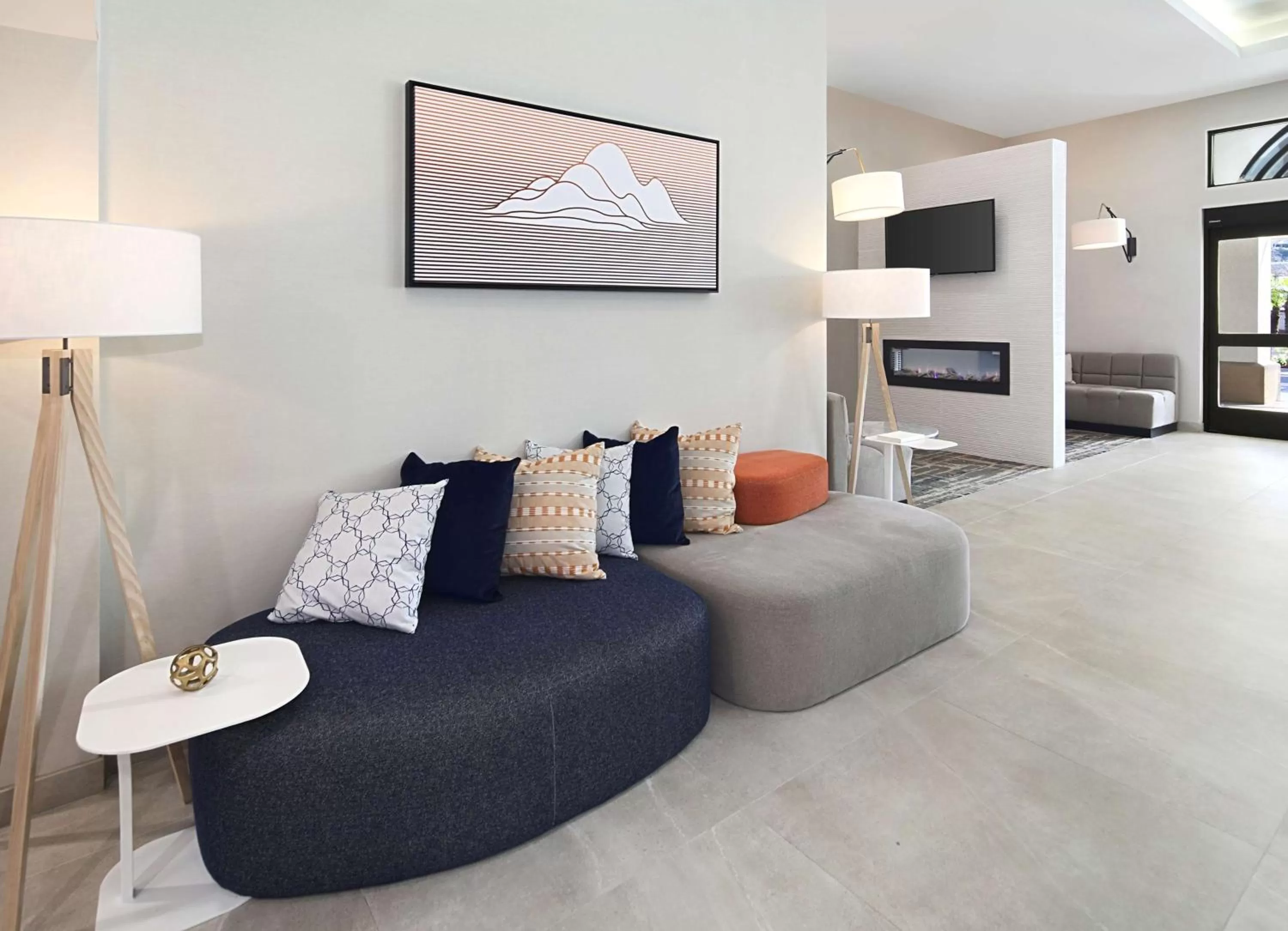 Lobby or reception in Homewood Suites By Hilton San Diego Central