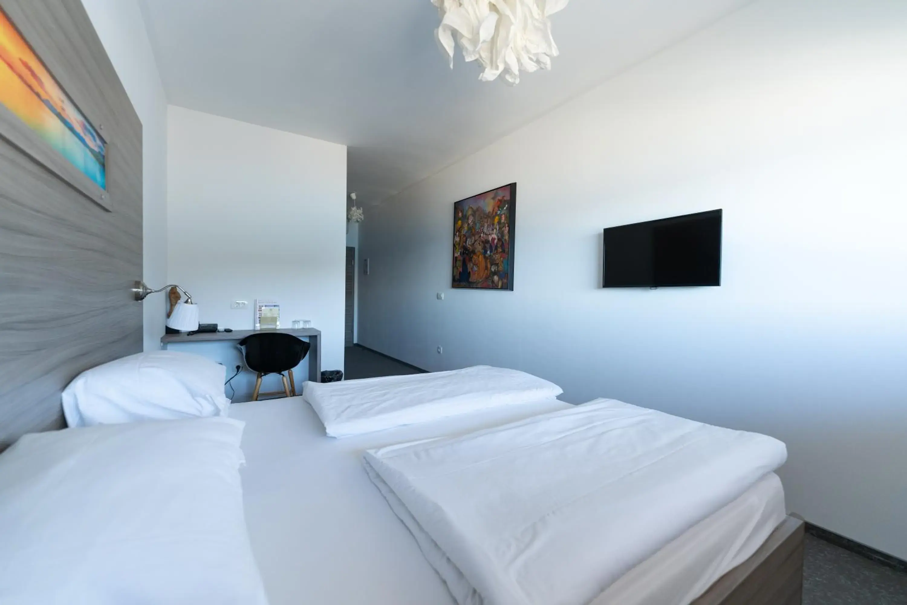 TV and multimedia, Bed in Barbara Piran Beach Hotel