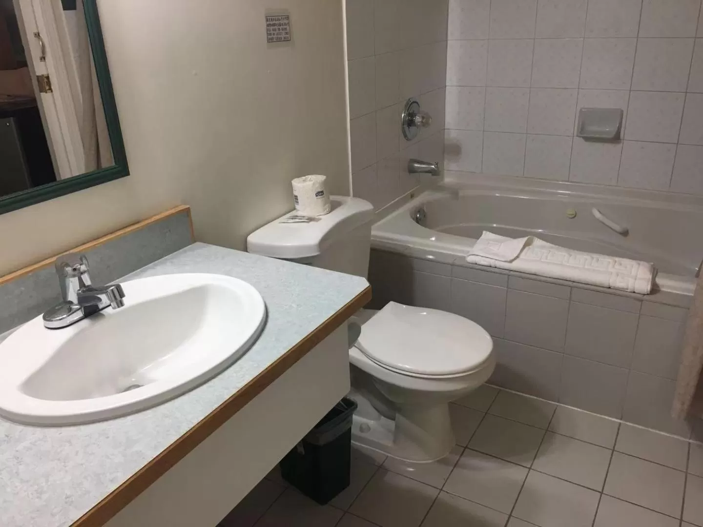 Bathroom in Rainbow Lake Castle Resort