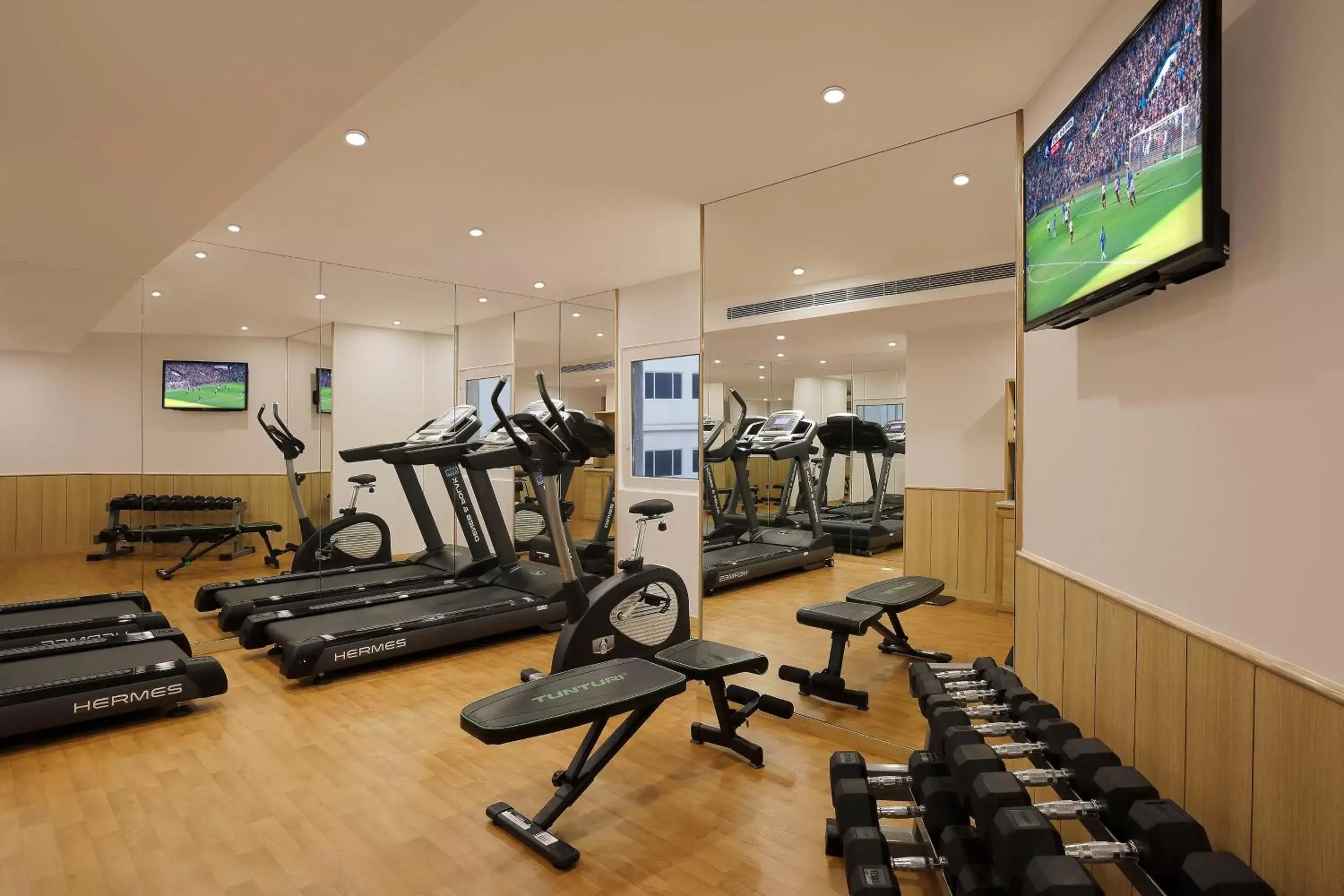 Fitness centre/facilities, Fitness Center/Facilities in Holiday Inn Express Hyderabad HITEC City, an IHG Hotel