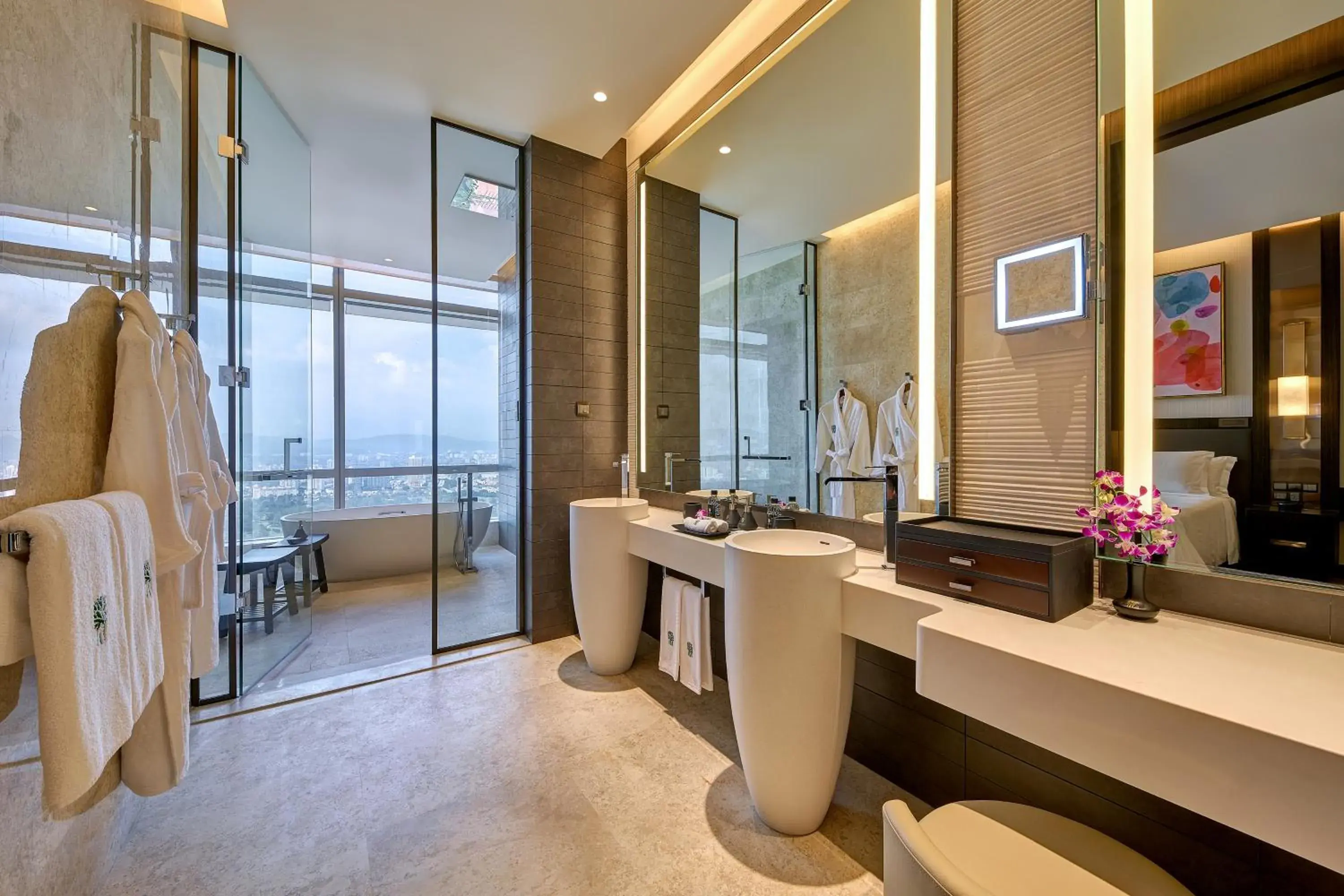 Shower, Bathroom in Banyan Tree Kuala Lumpur