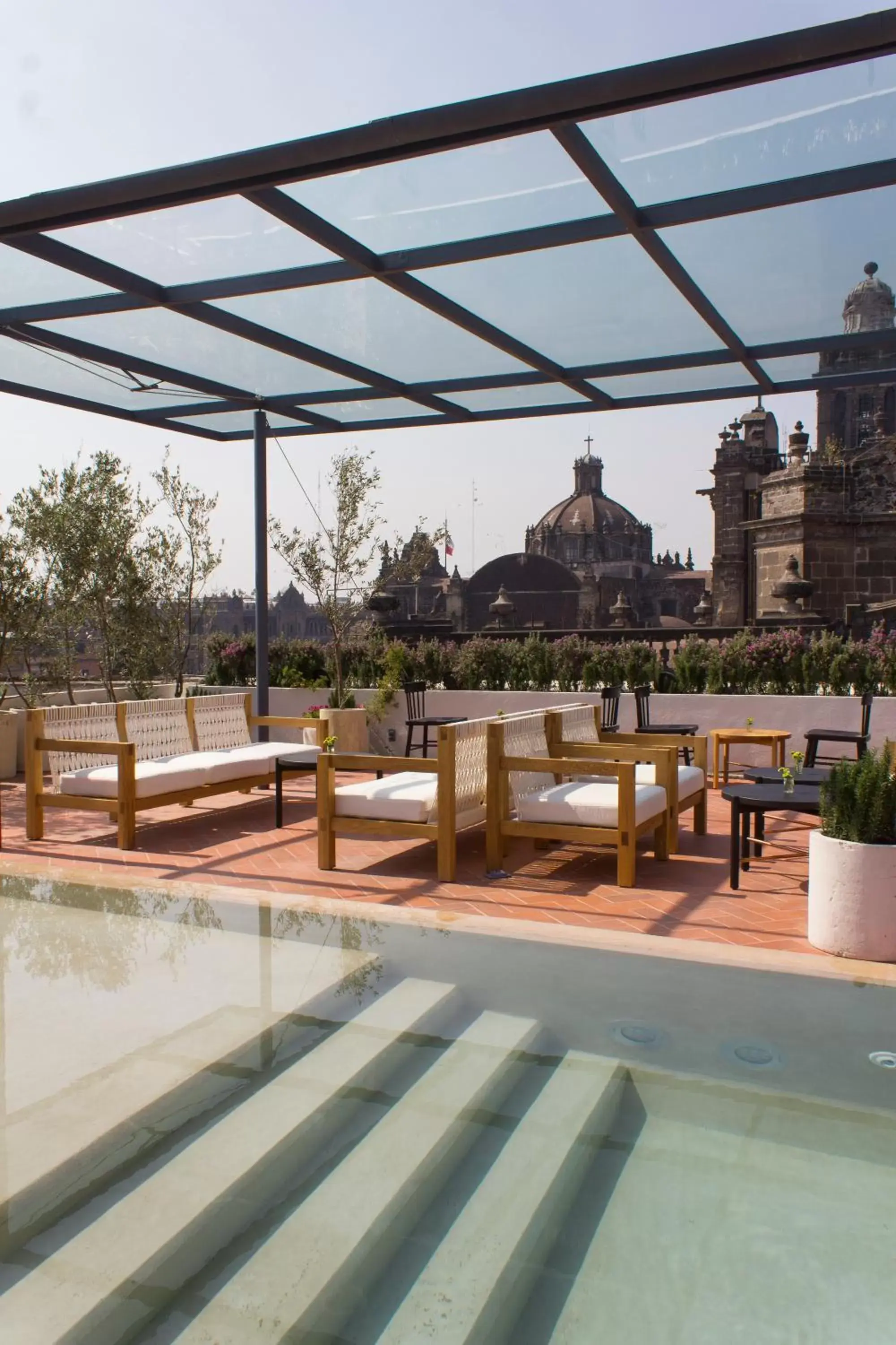 Patio in Círculo Mexicano, a Member of Design Hotels