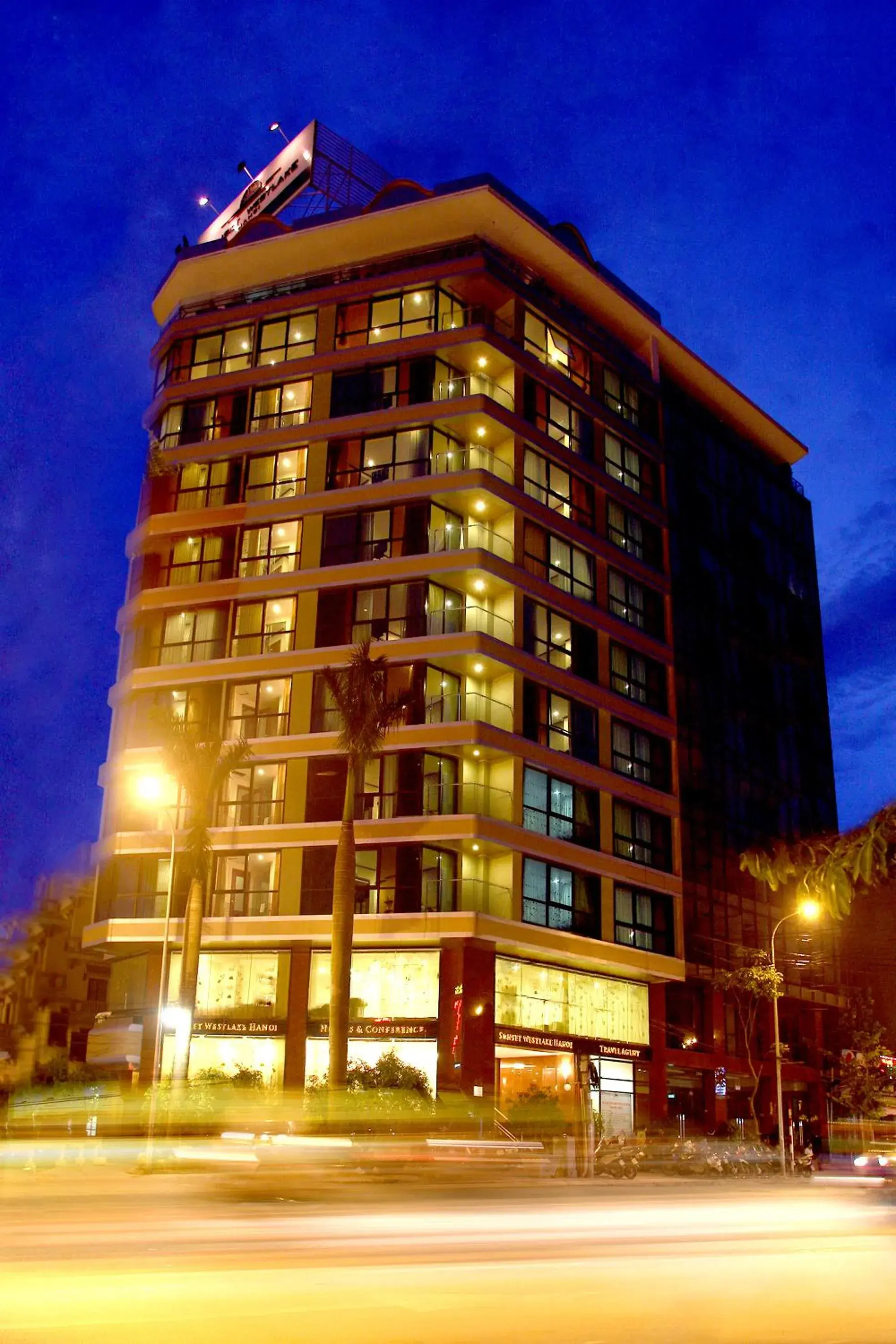 Facade/entrance, Property Building in Sunset Westlake Hanoi Hotel