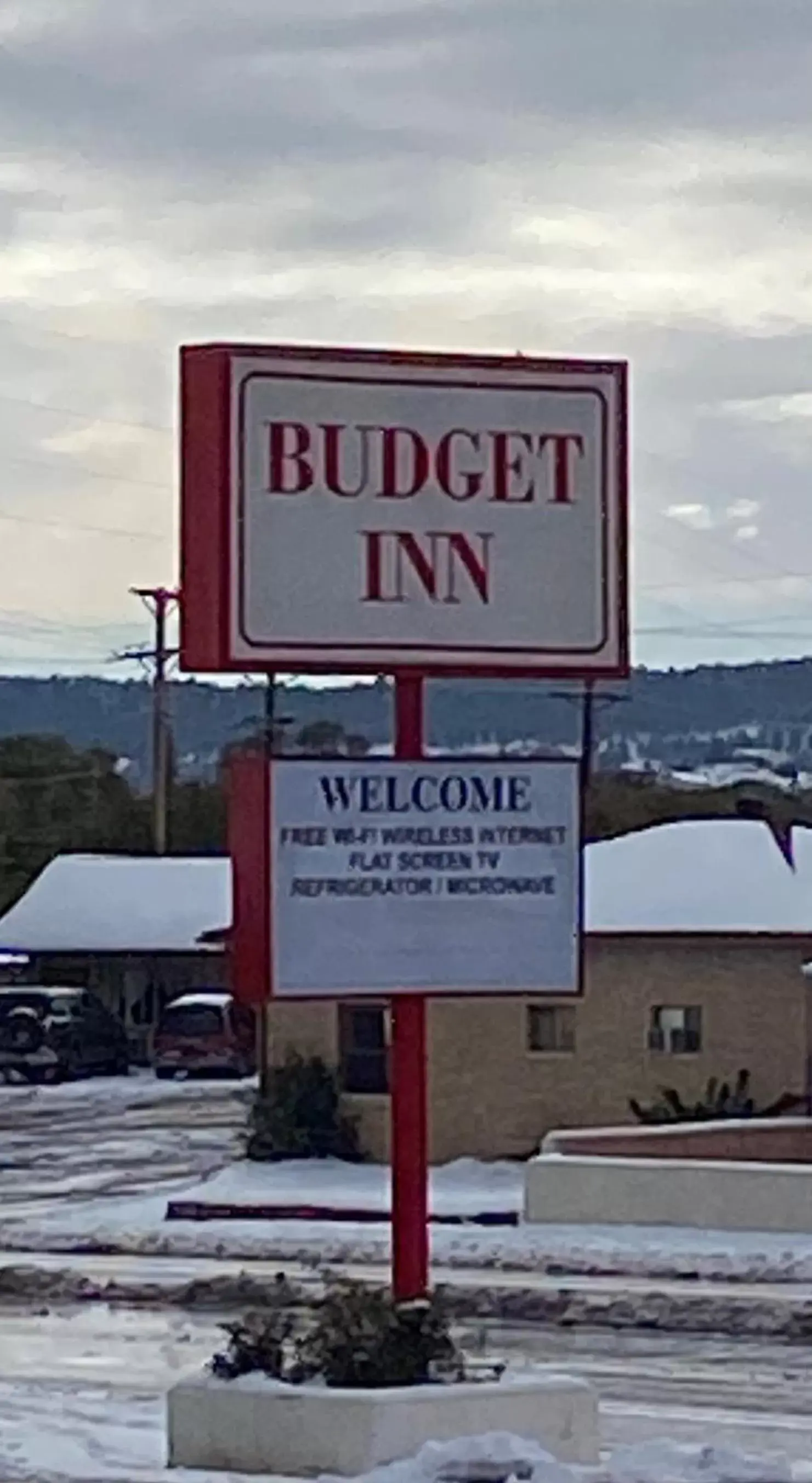 Property logo or sign in Budget Inn Las Vegas New Mexico