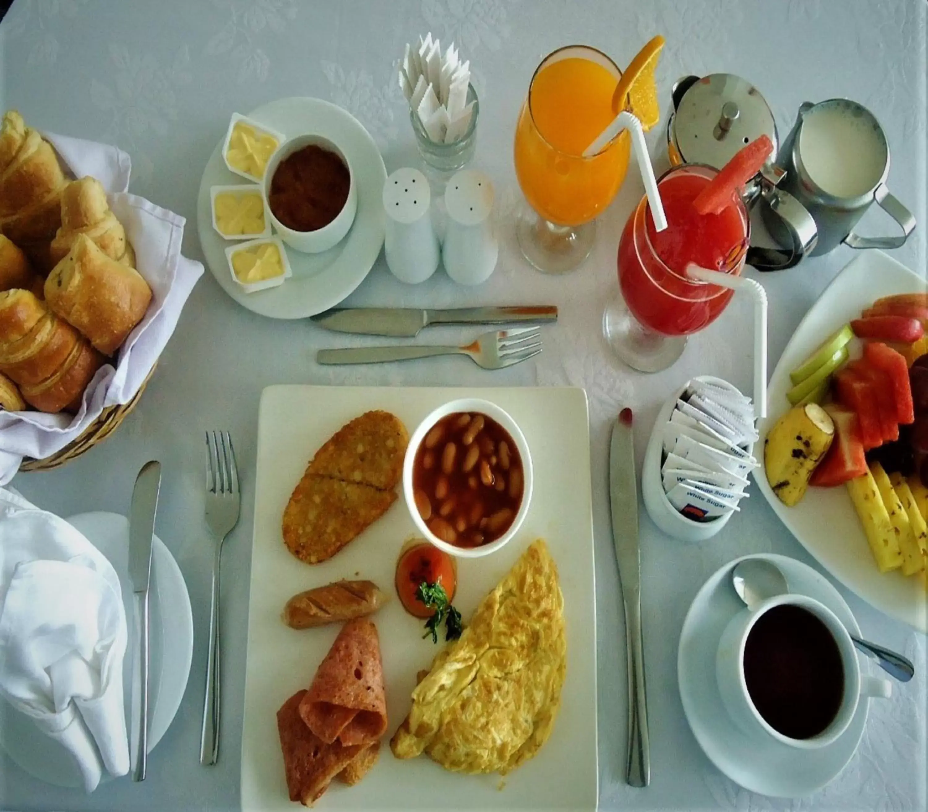 Breakfast in Global Towers Hotel & Apartments