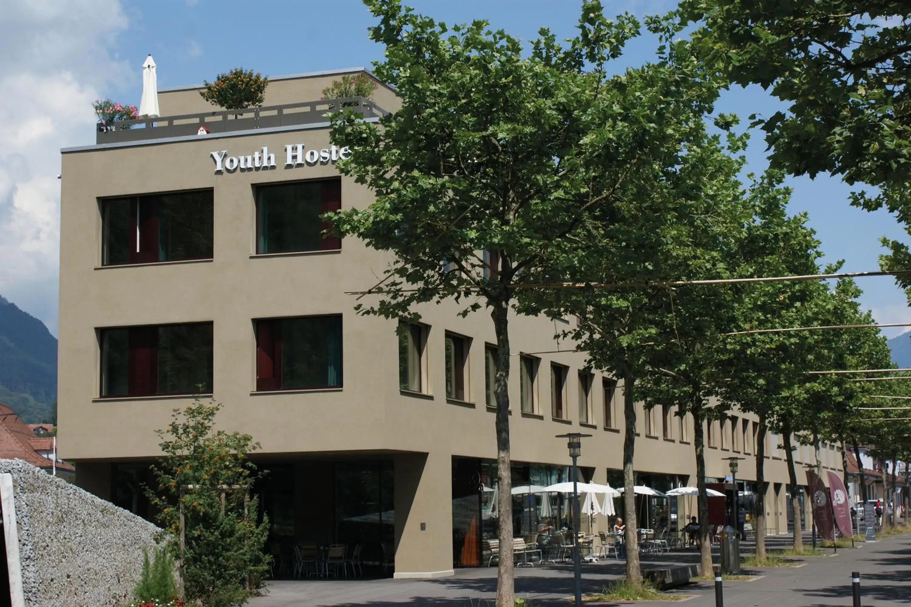 Property Building in Interlaken Youth Hostel