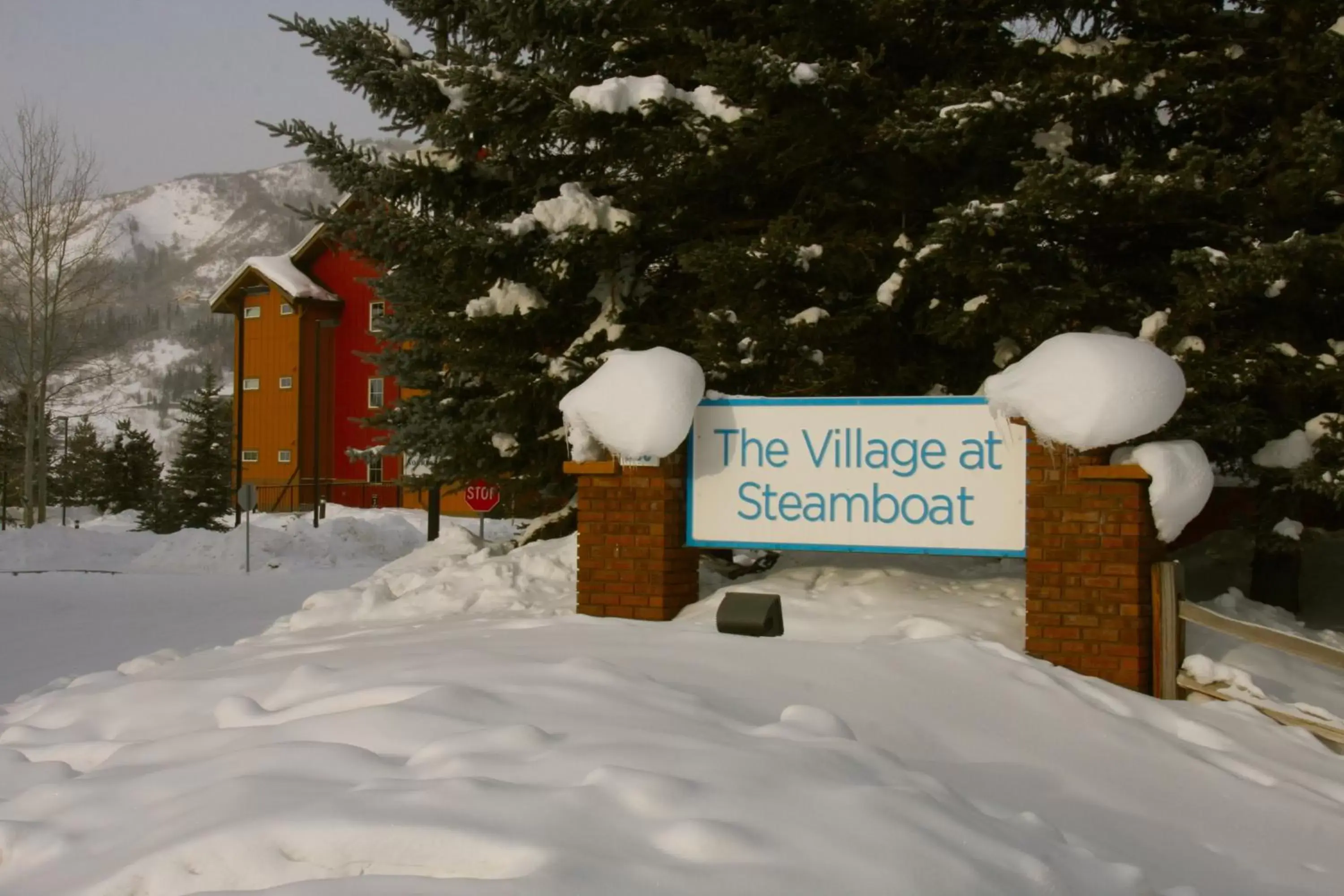 Facade/entrance, Winter in The Village at Steamboat