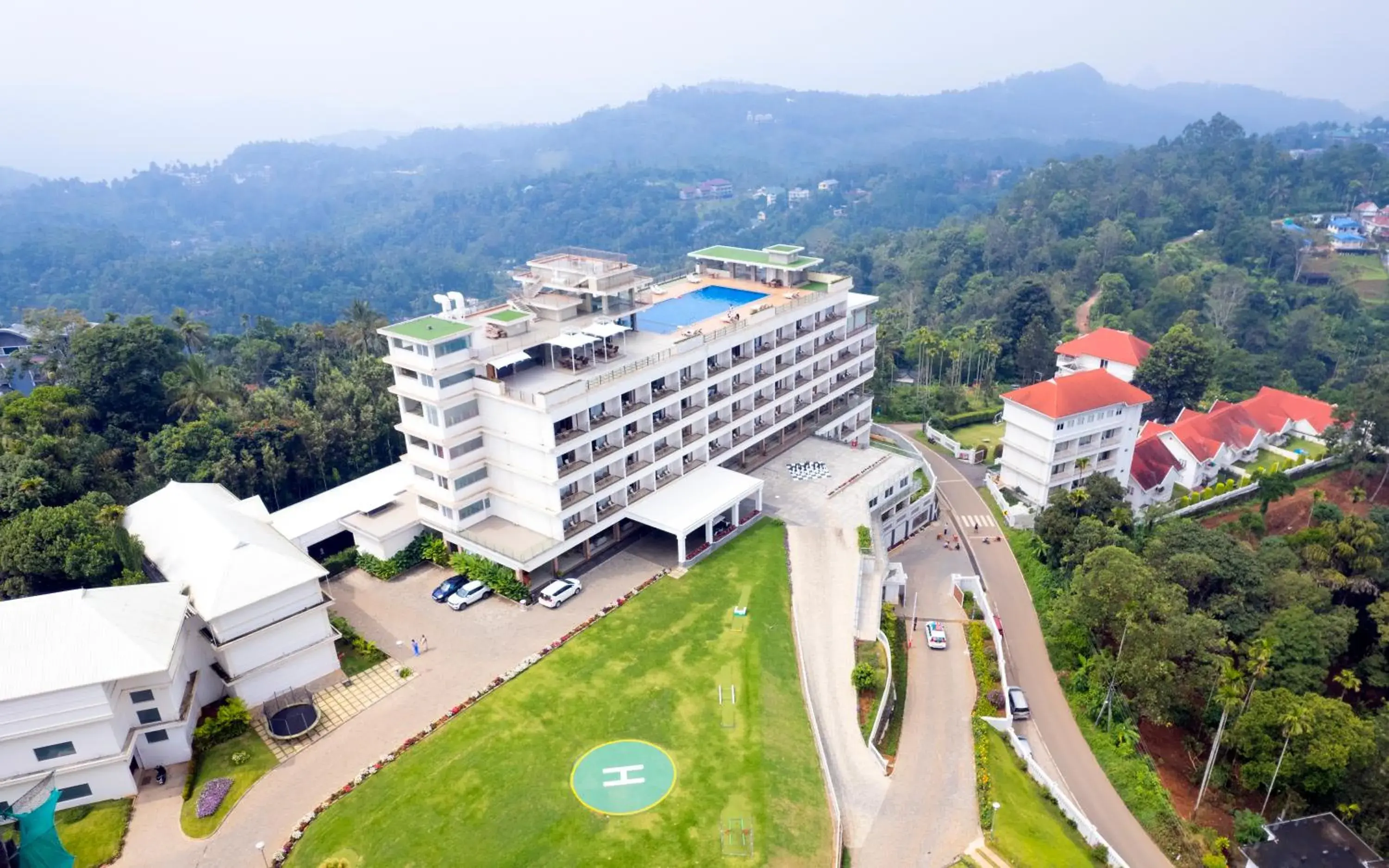 Property building, Bird's-eye View in Vibe Munnar