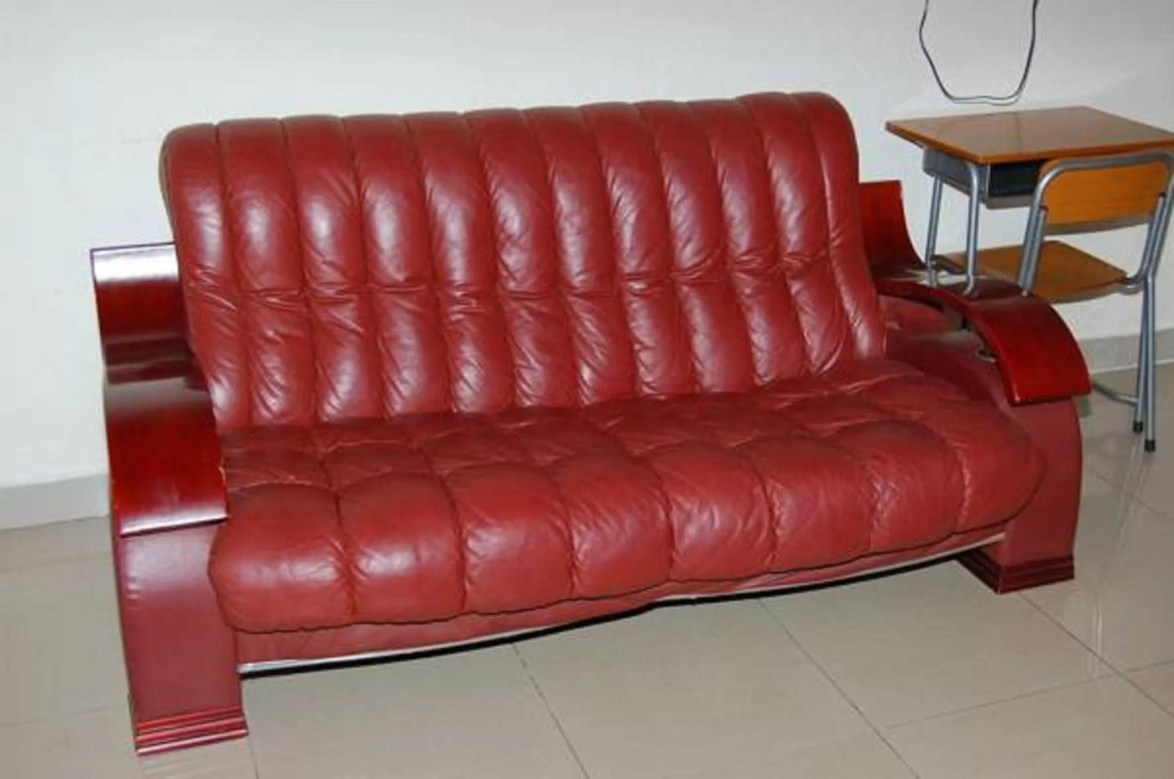 Seating area in Step Town