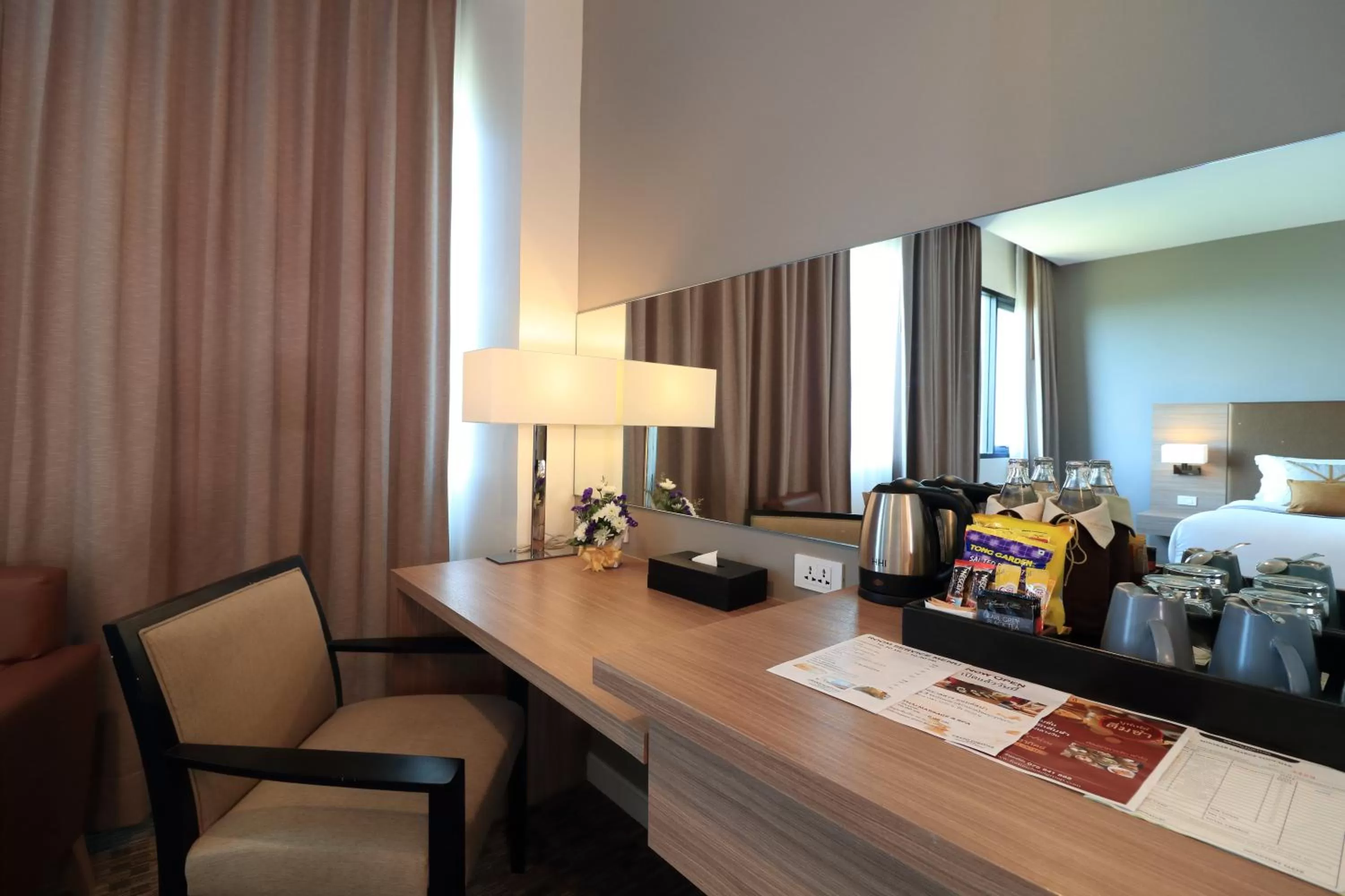 Area and facilities, Bed in Grand Fortune Hotel Nakhon Si Thammarat