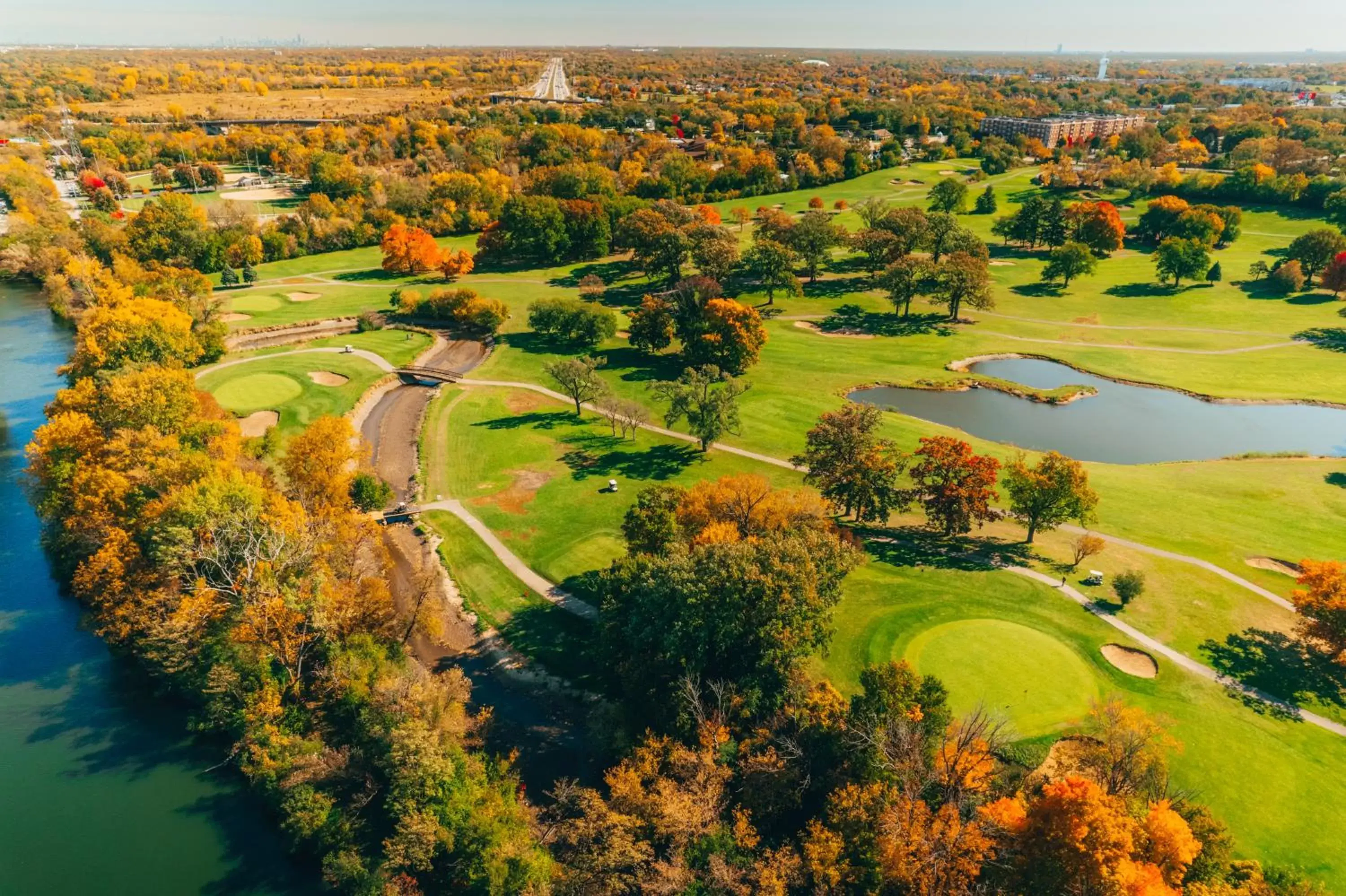 Golfcourse, Bird's-eye View in Eaglewood Resort & Spa
