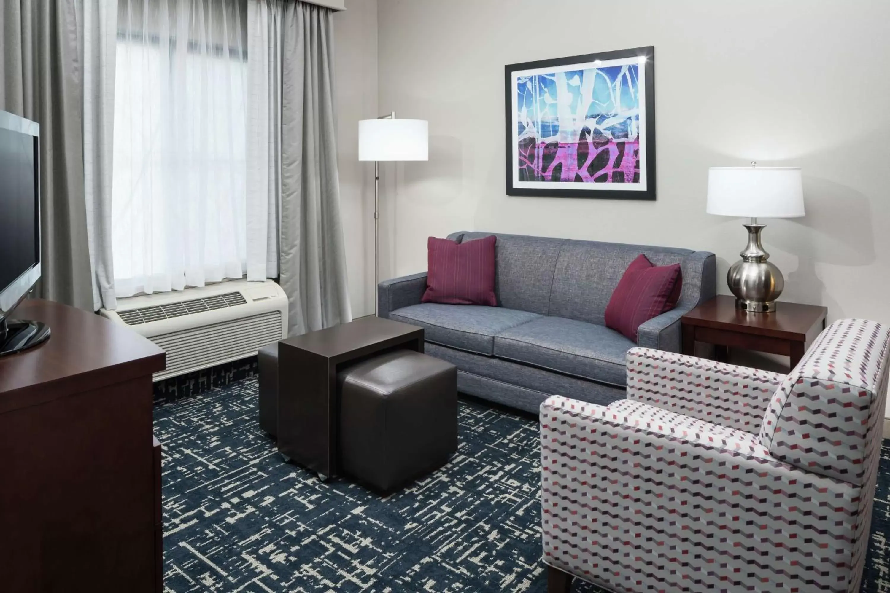 Living room, Seating Area in Homewood Suites by Hilton Fresno Airport/Clovis