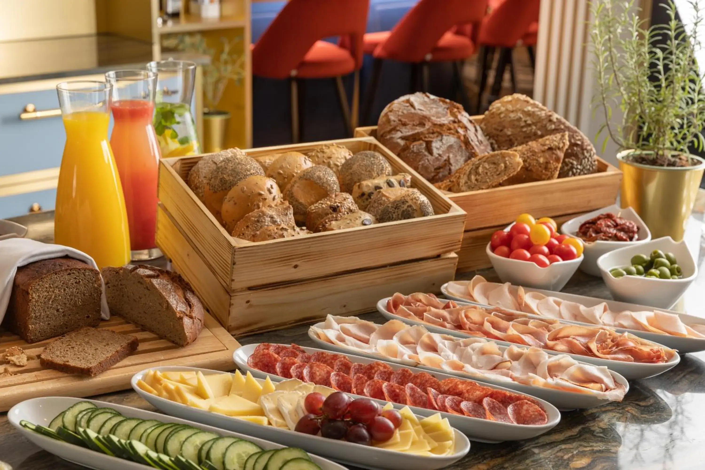 Food, Breakfast in Hotel Alpha Wien