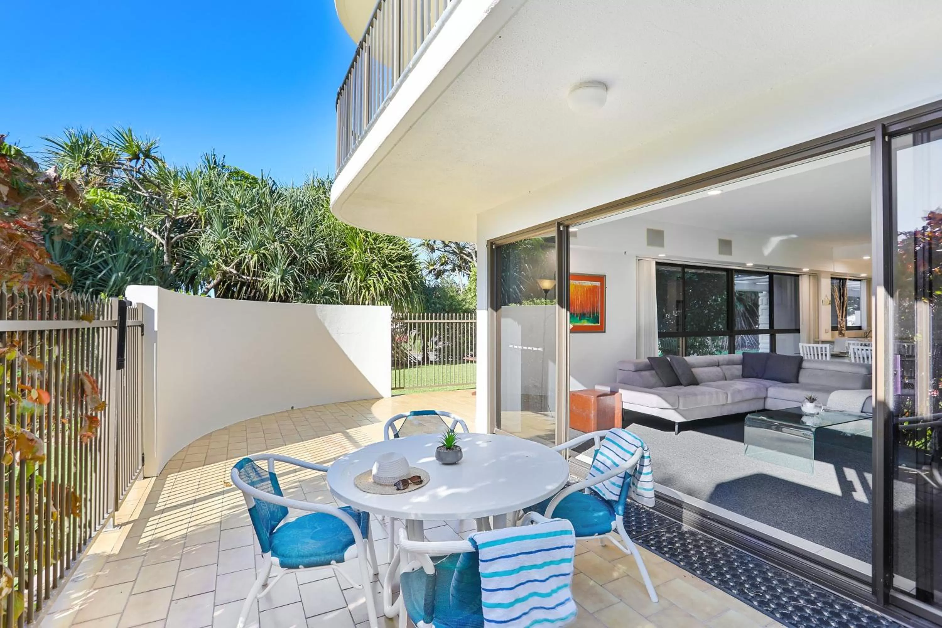 Patio in De Ville Apartments