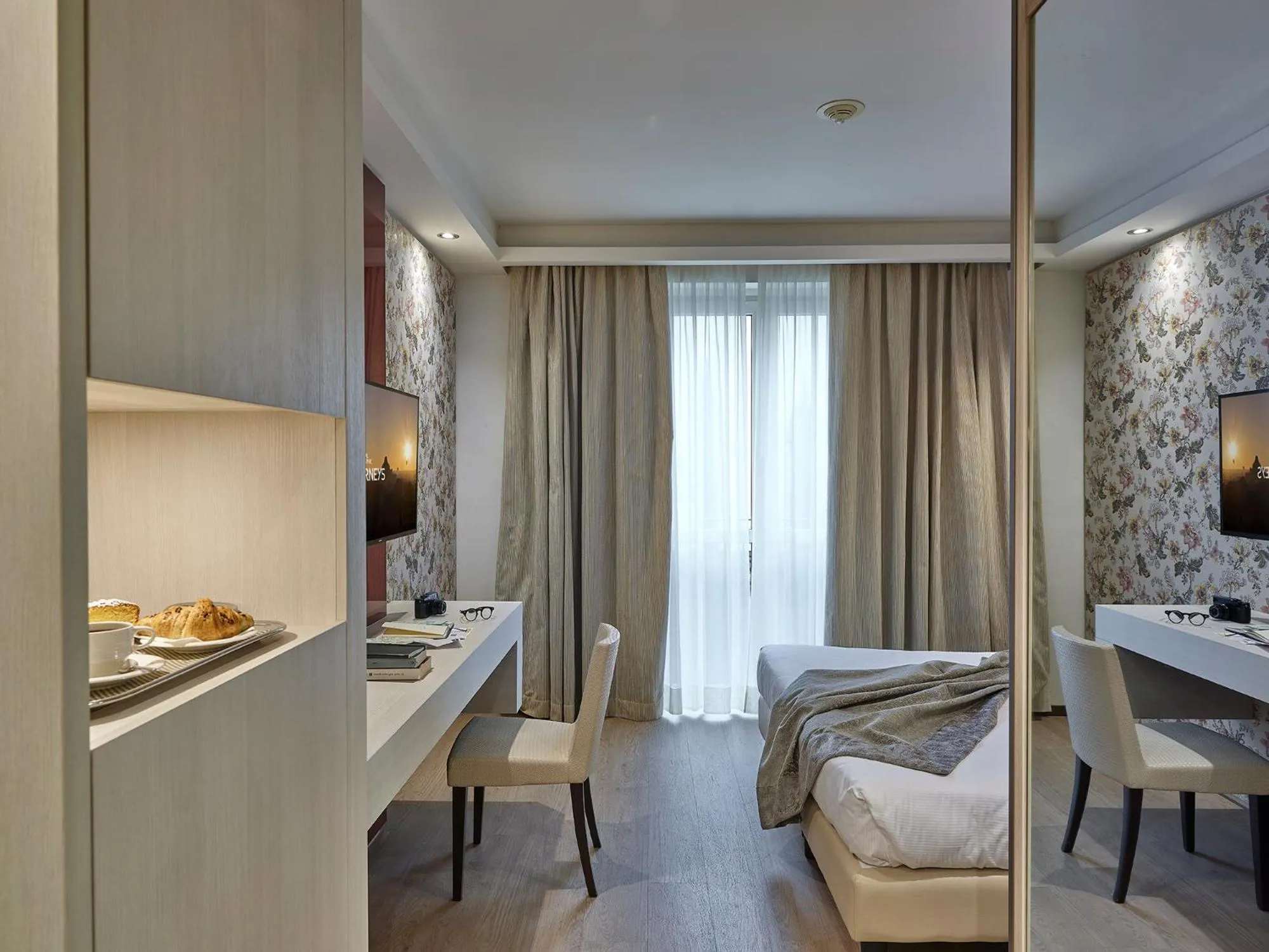 Deluxe Twin Room with Spa Access in Winter Garden Hotel Bergamo Airport
