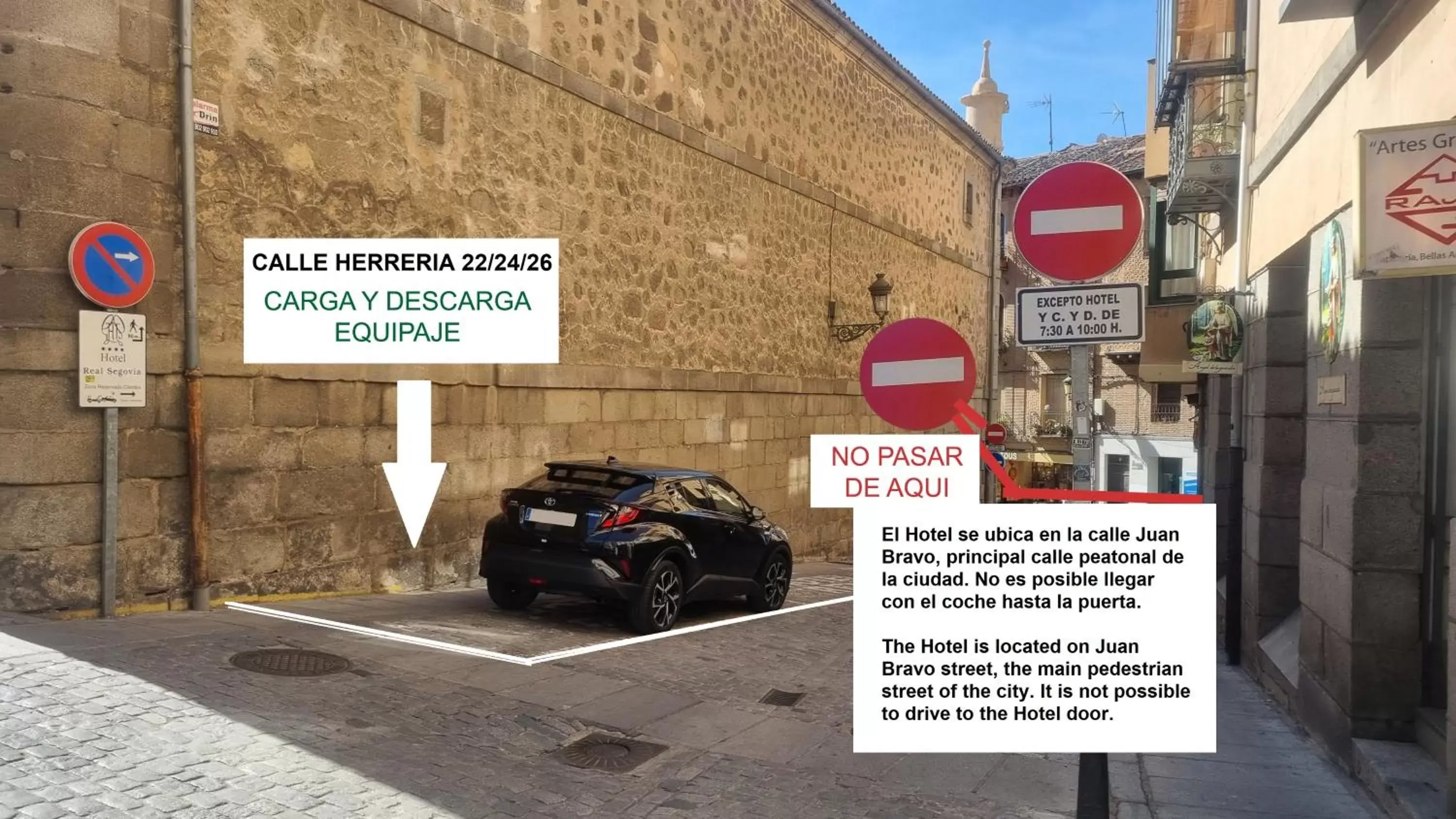 Location, Property Logo/Sign in Real Segovia by Recordis Hotels