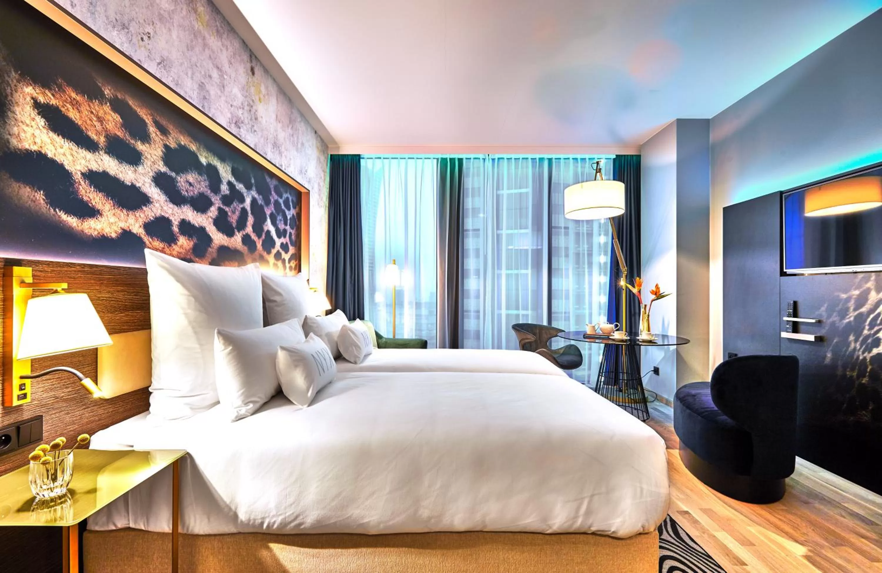 Photo of the whole room, Bed in NYX Hotel Warsaw by Leonardo Hotels