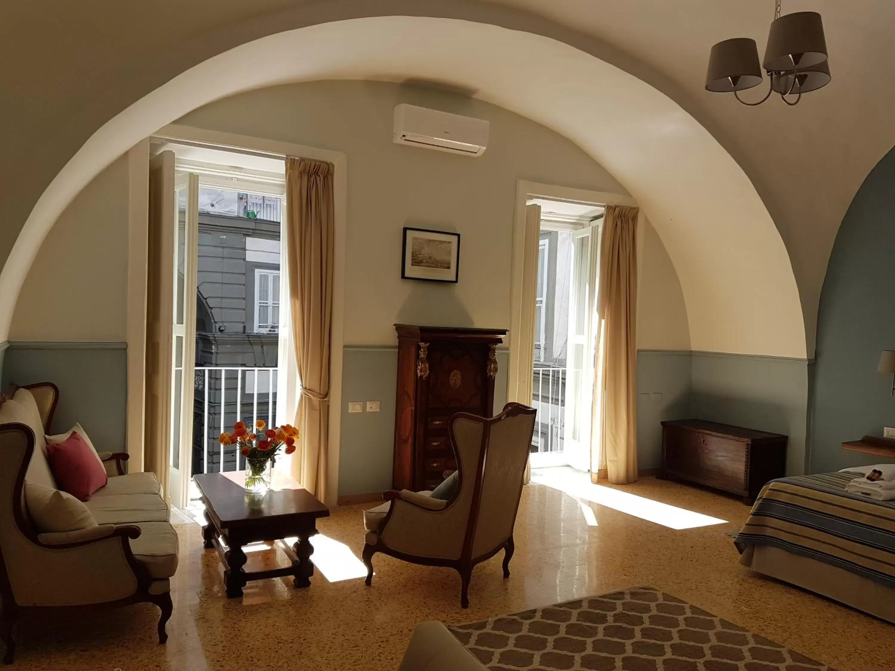 Balcony/Terrace, Seating Area in Aragonese Luxury Rooms