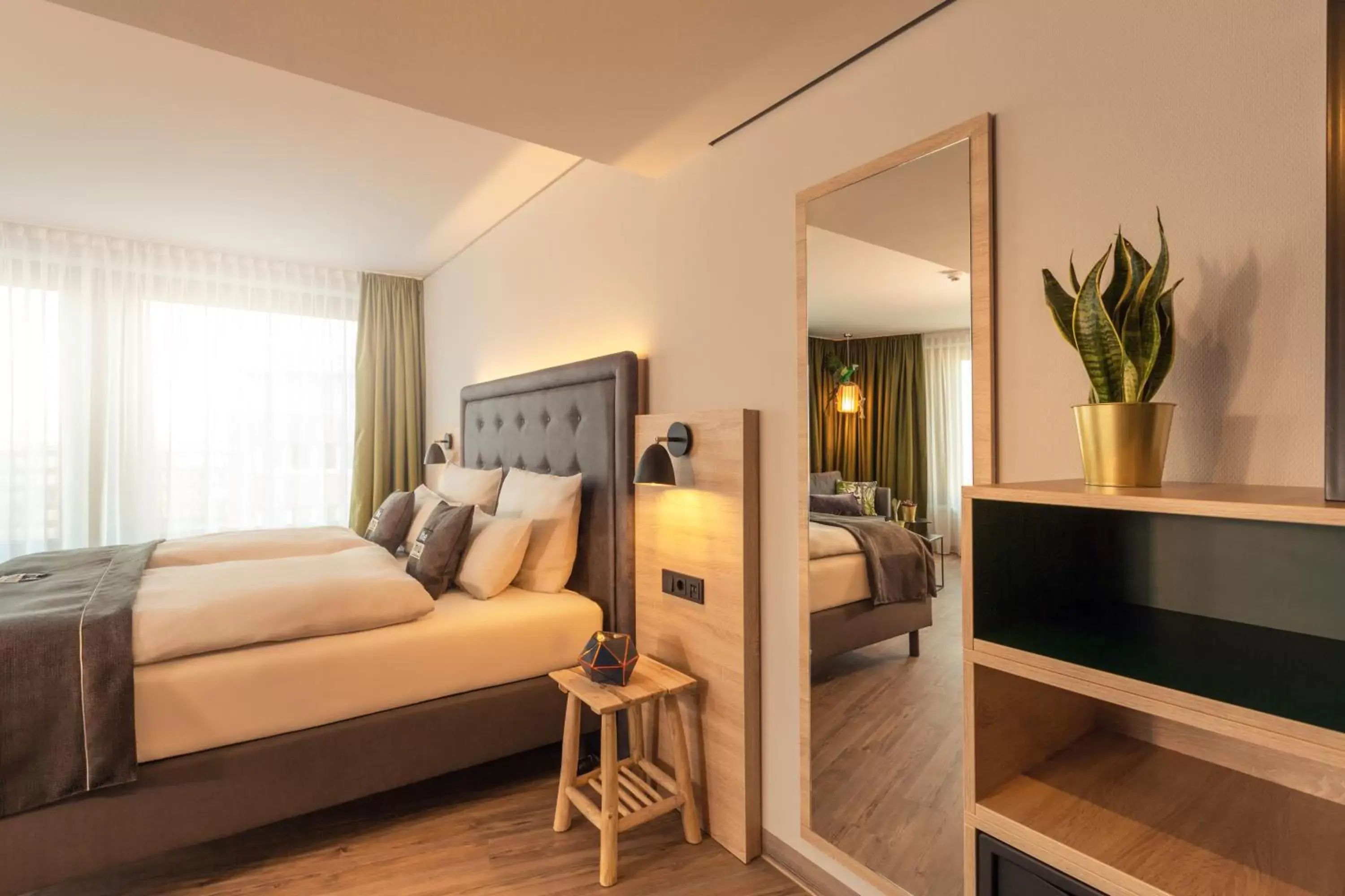 Bed in Holiday Inn - the niu, Crusoe Bremen Airport by IHG Bed in Holiday Inn - the niu, Crusoe Bremen Airport by IHG