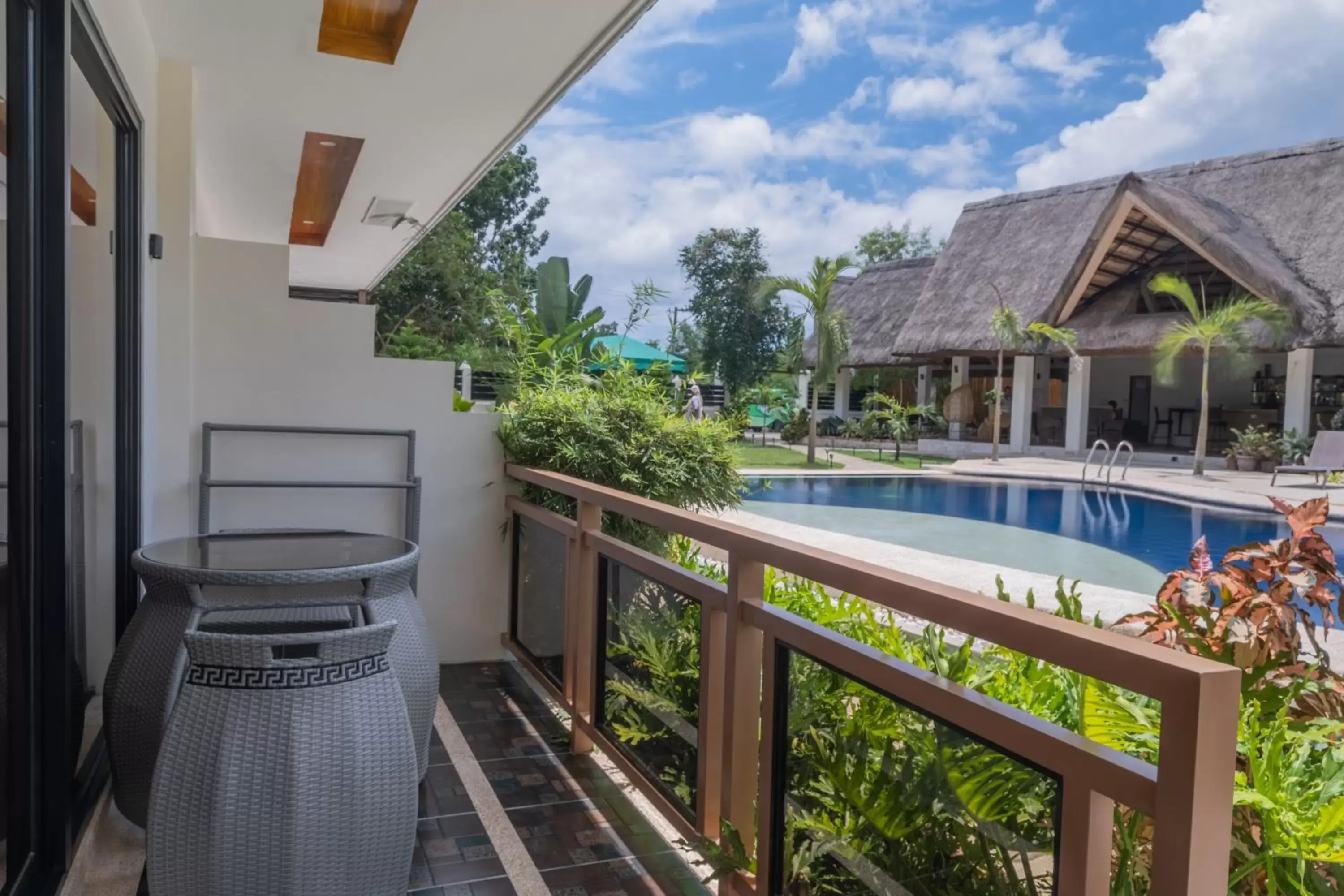 Balcony/Terrace, Pool View in The Mayana Resort