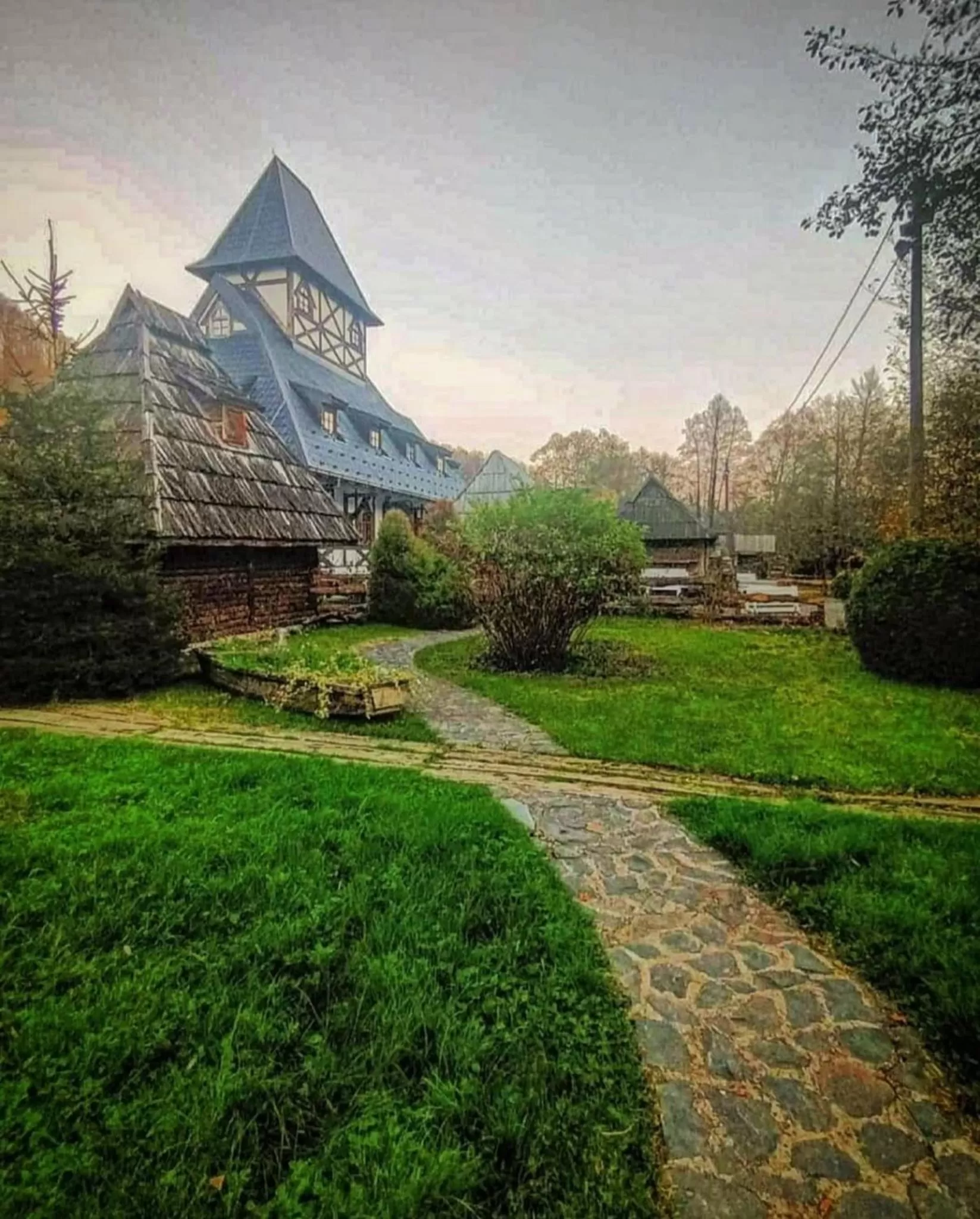 Garden view in Kraljevsko selo Kotromanićevo