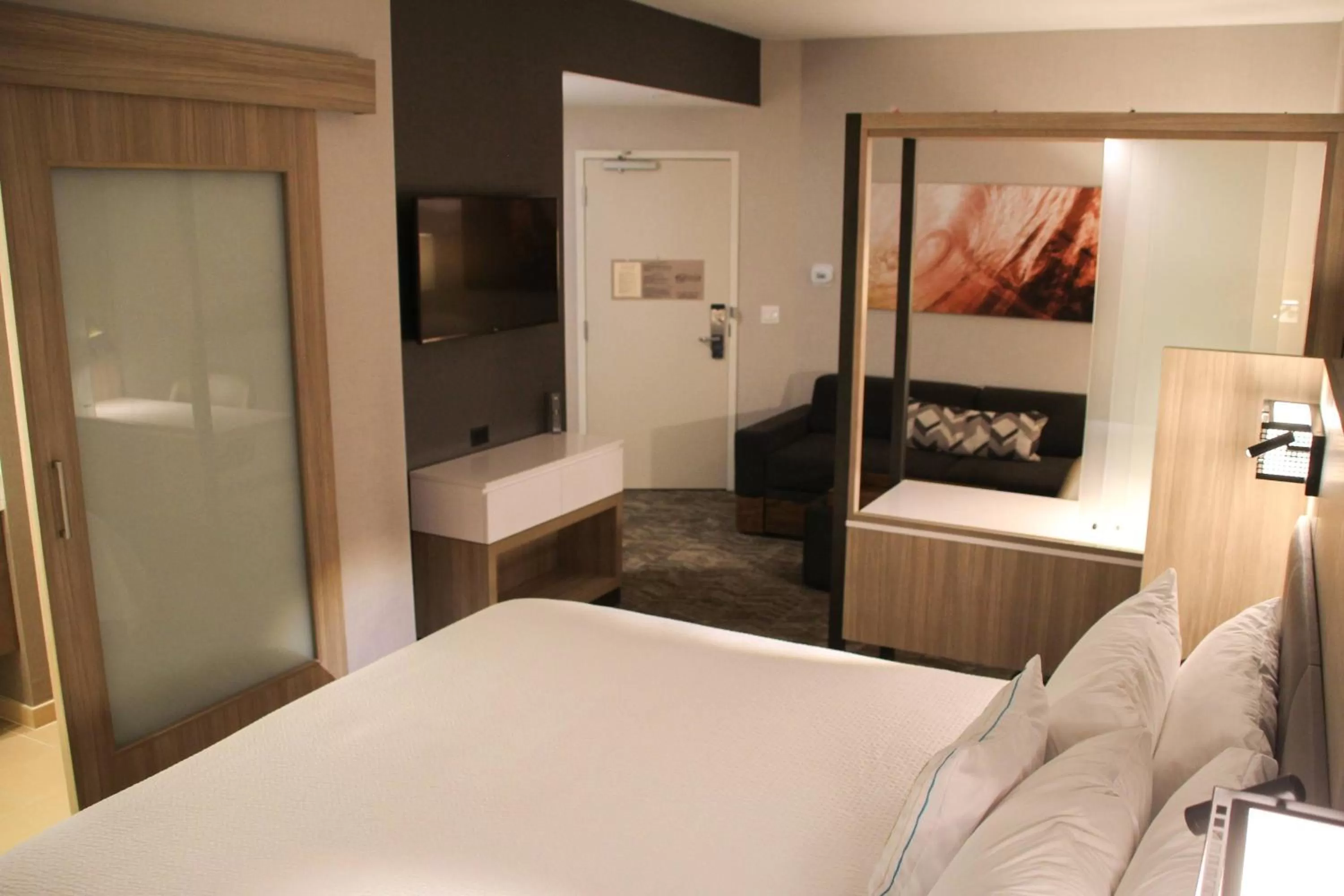 King Suite with Trundle Bed - Hearing Accessible in Springhill Suites Baltimore White Marsh/Middle River