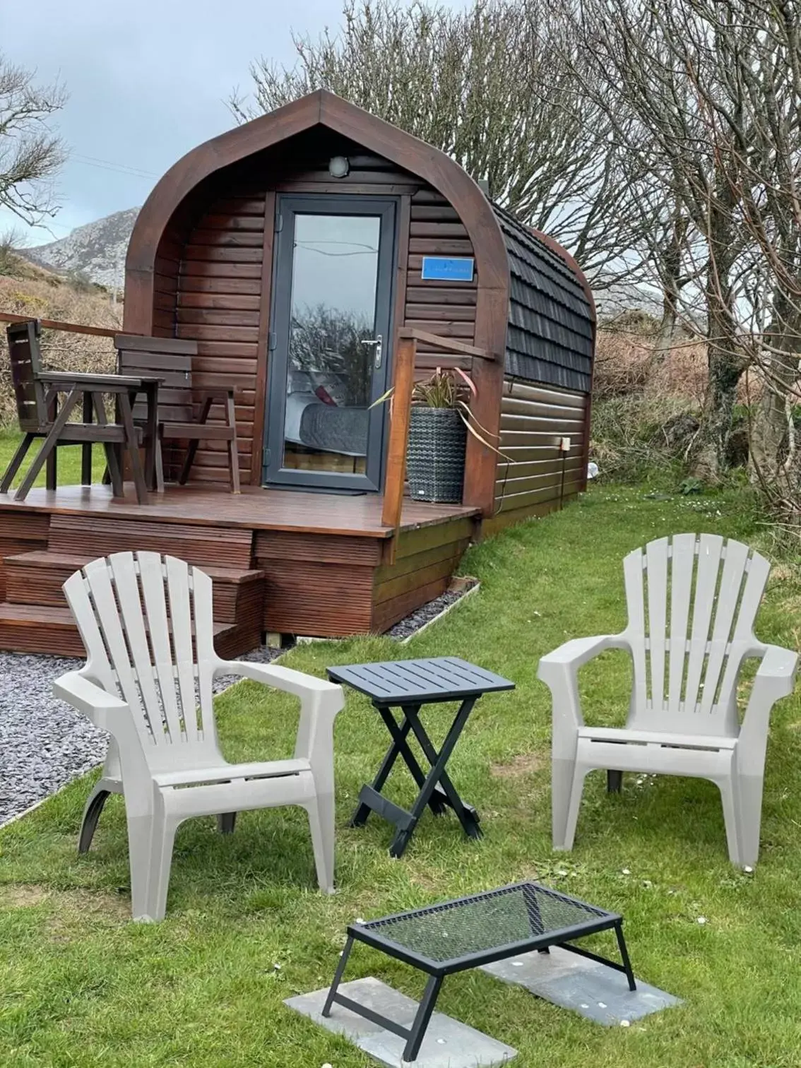 Property building, Garden in Sea and Mountain View Luxury Glamping Pods Heated