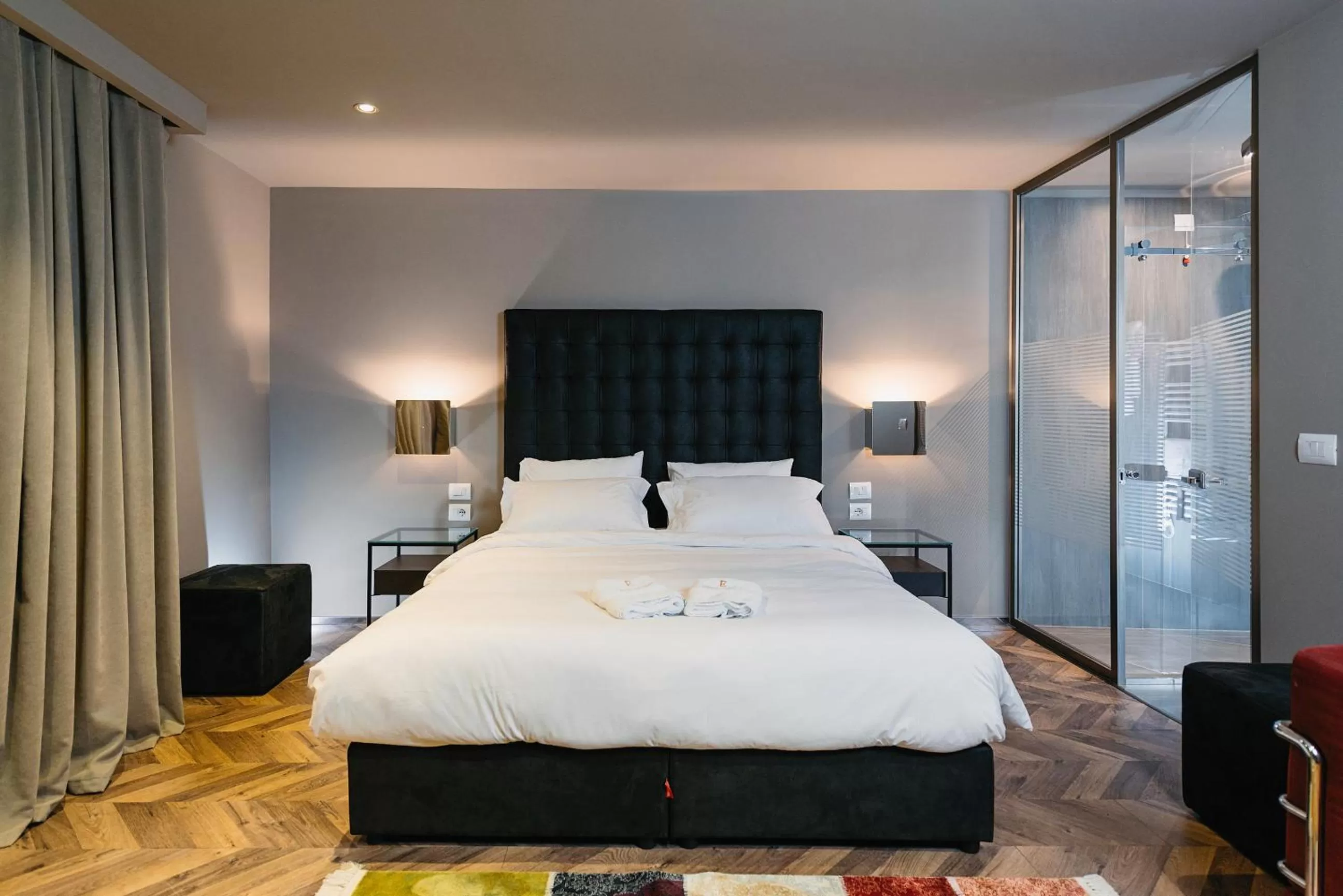 Bed in Hotel Egnatia