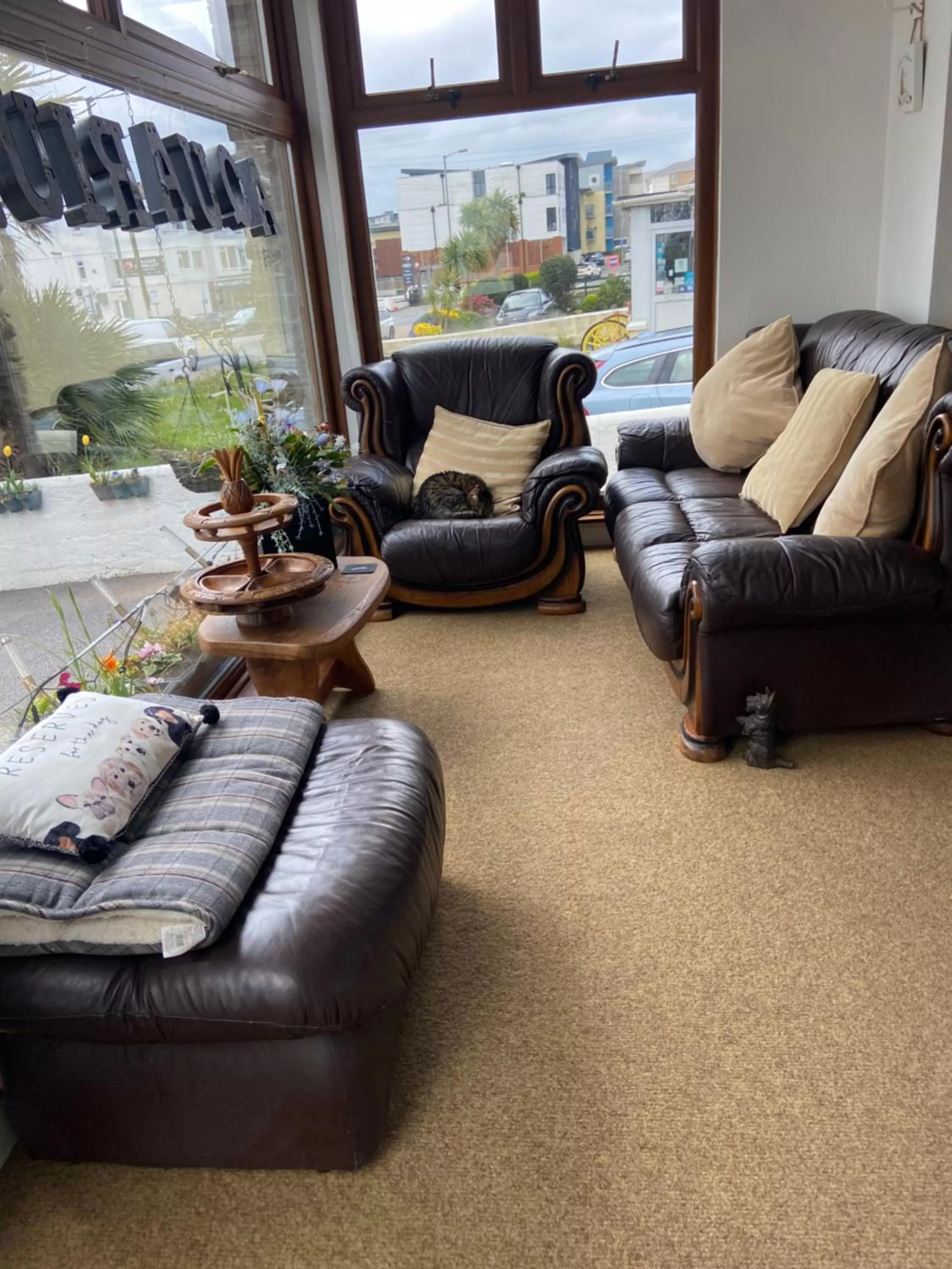 Seating area in Aquarius B&B