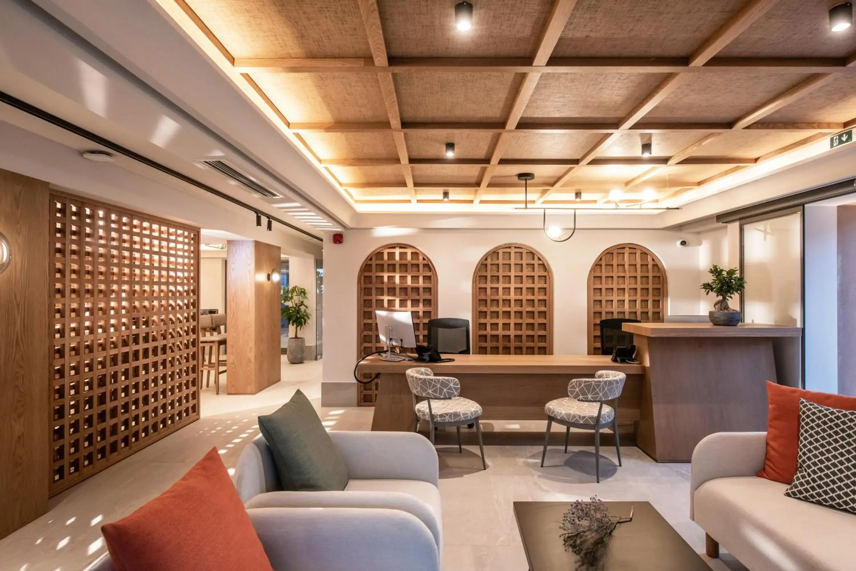 Lobby or reception in Paralos Venus Suites Adults Only Lobby or reception in Paralos Venus Suites Adults Only