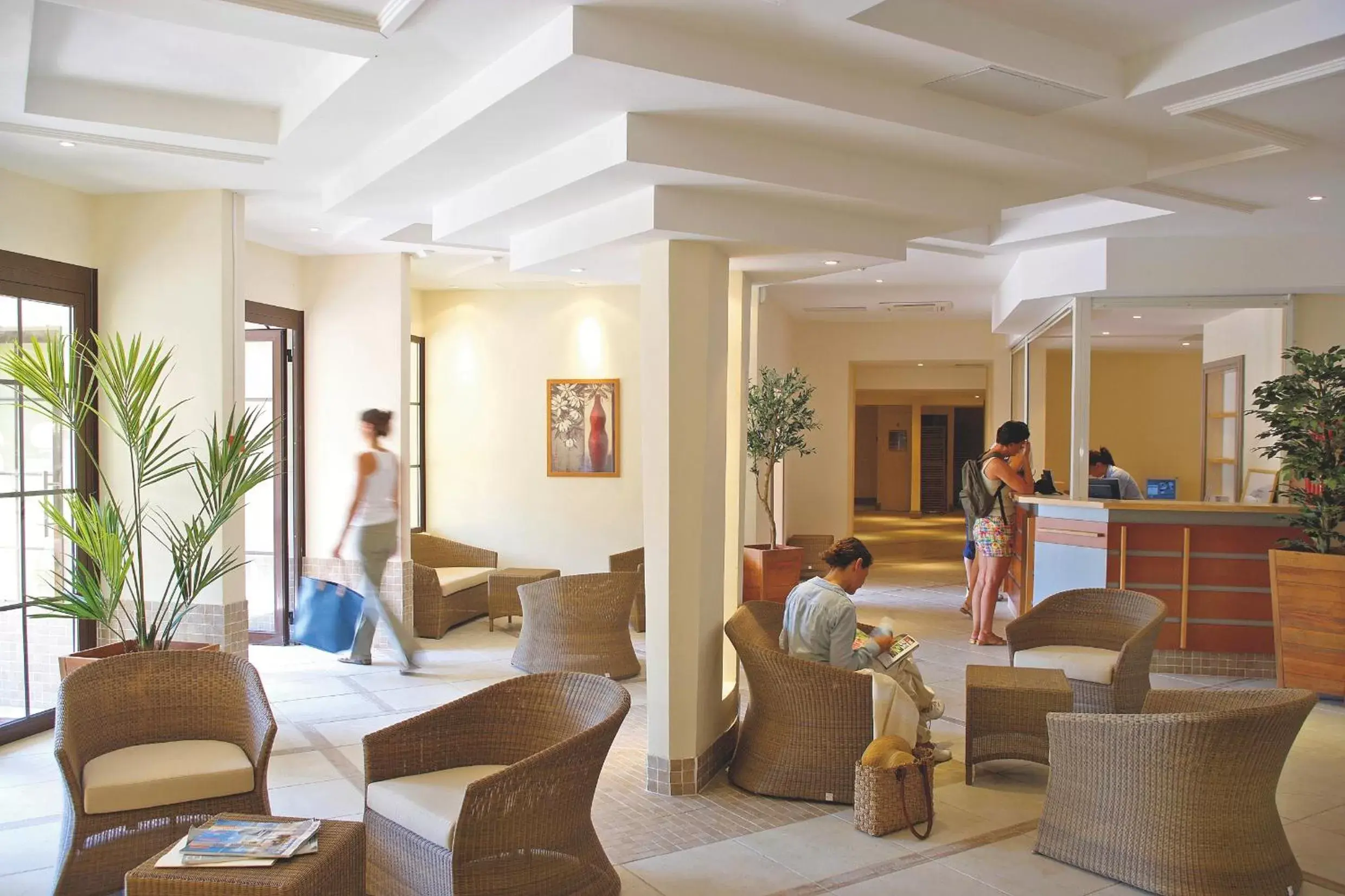 Lobby or reception in Résidence Pierre & Vacances Heliotel Marine Lobby or reception in Résidence Pierre & Vacances Heliotel Marine