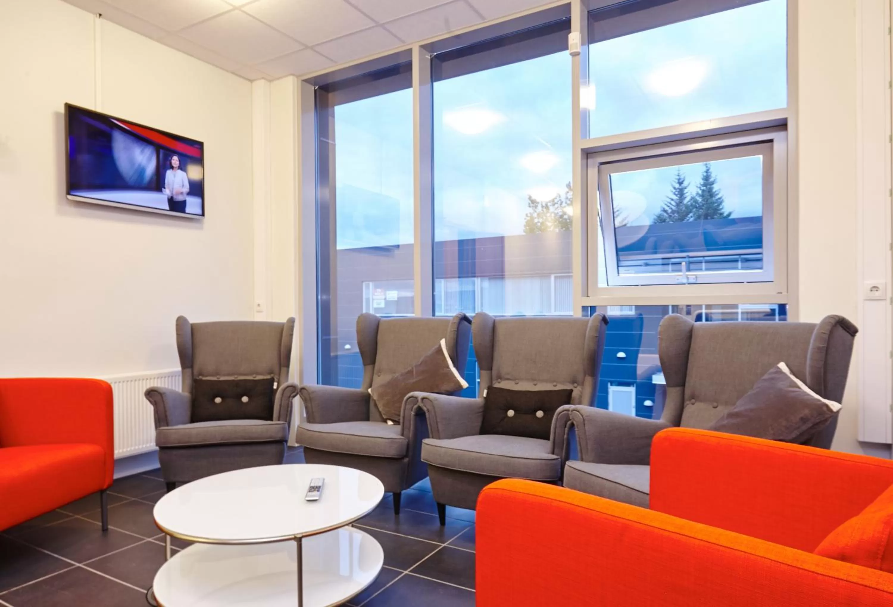 Lounge or bar in Hótel Heiðmörk