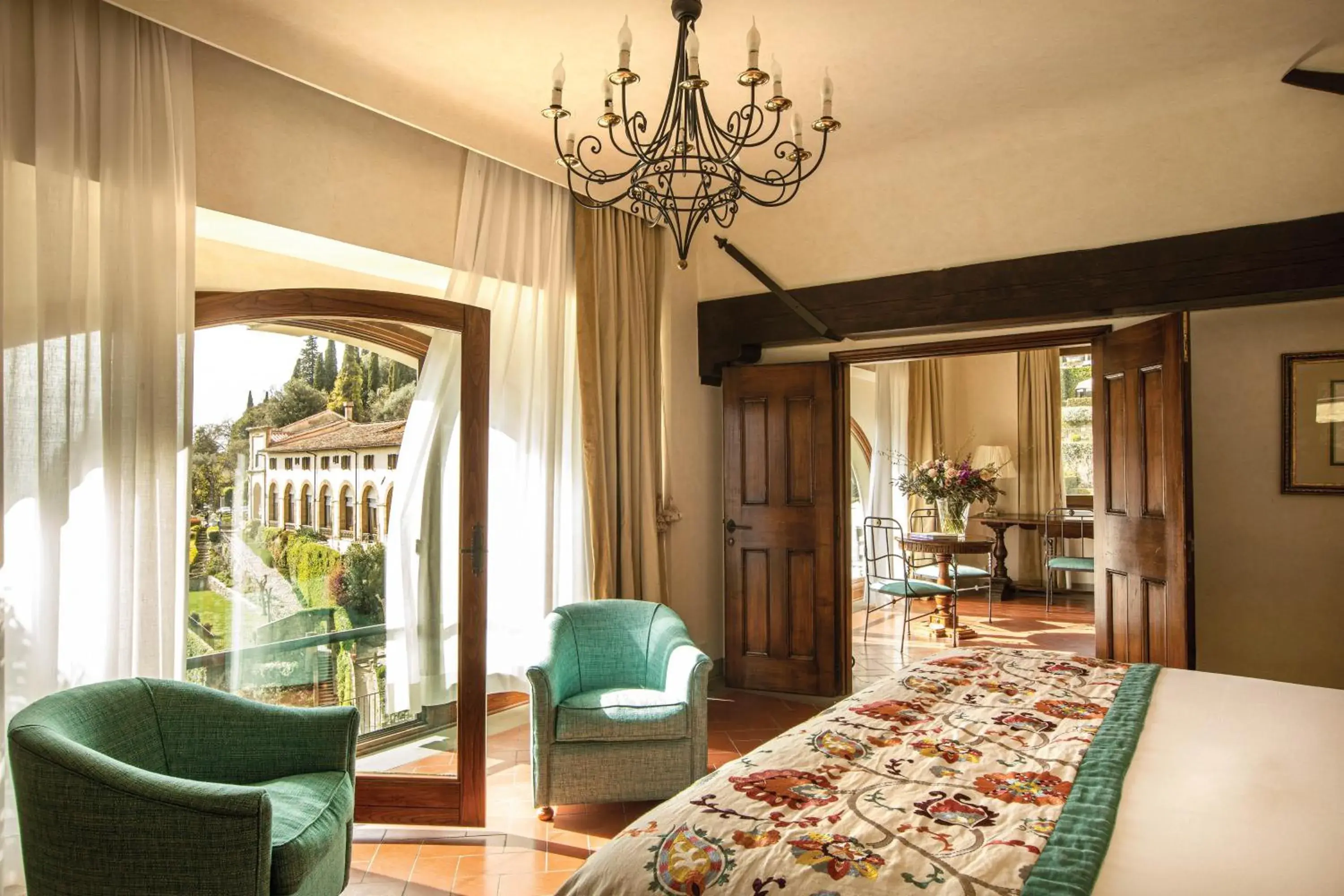 Bedroom, Seating Area in Villa San Michele, A Belmond Hotel, Florence