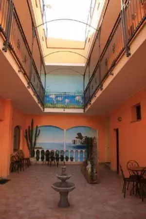 Inner courtyard view in Hotel Sa Lolla