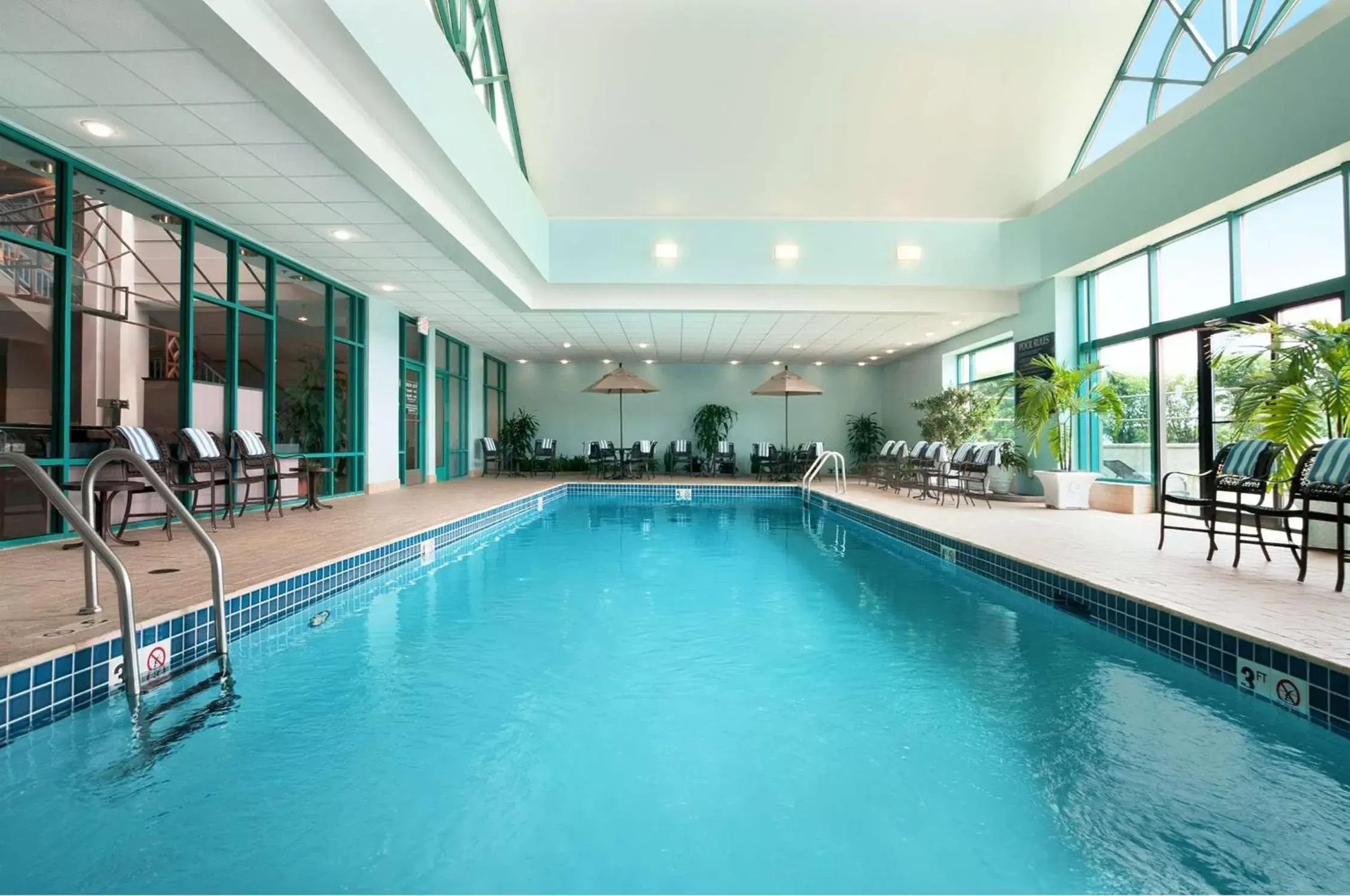 Pool view, Swimming Pool in Embassy Suites by Hilton Chicago Lombard