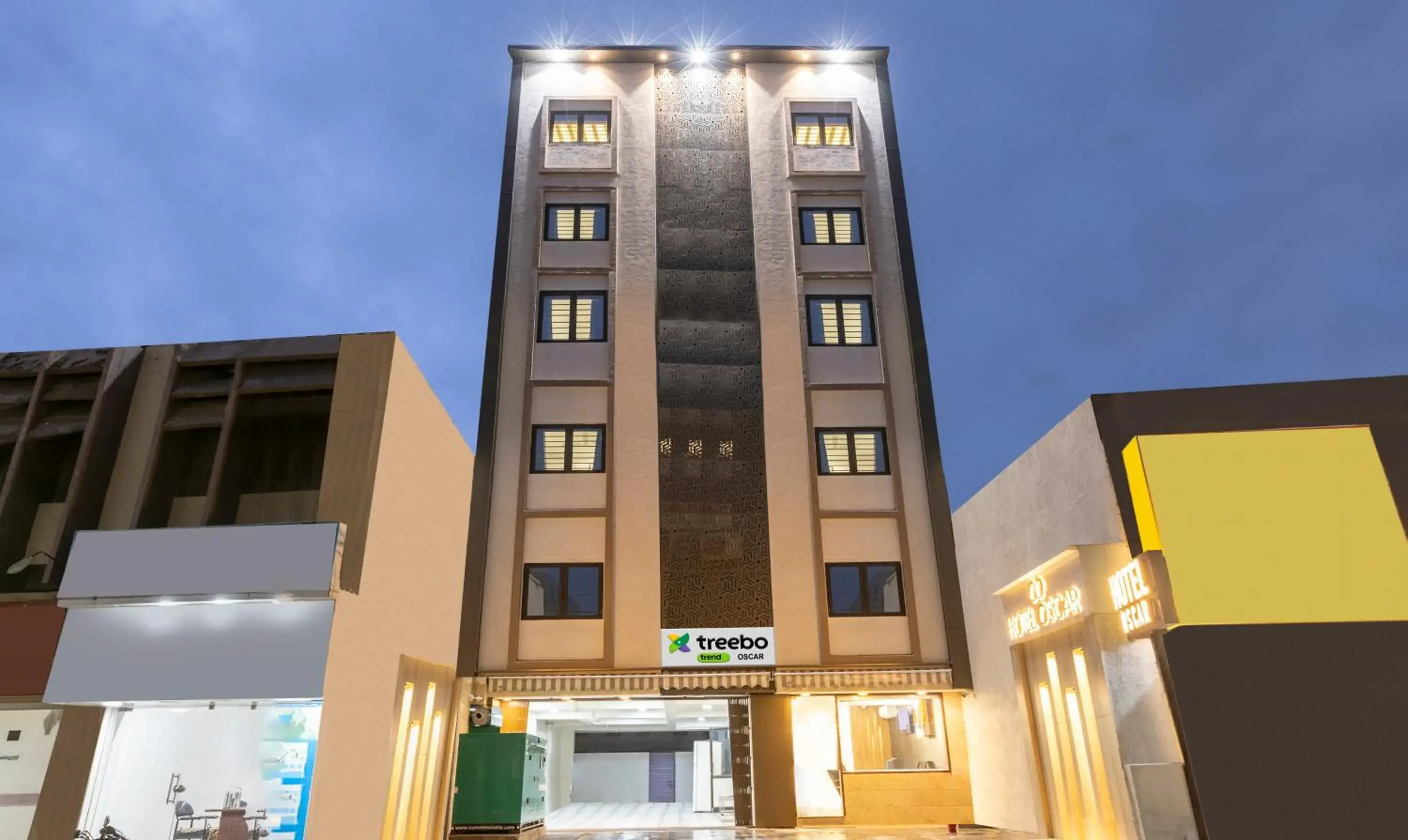 Facade/entrance in Treebo Oscar Facade/entrance in Treebo Oscar