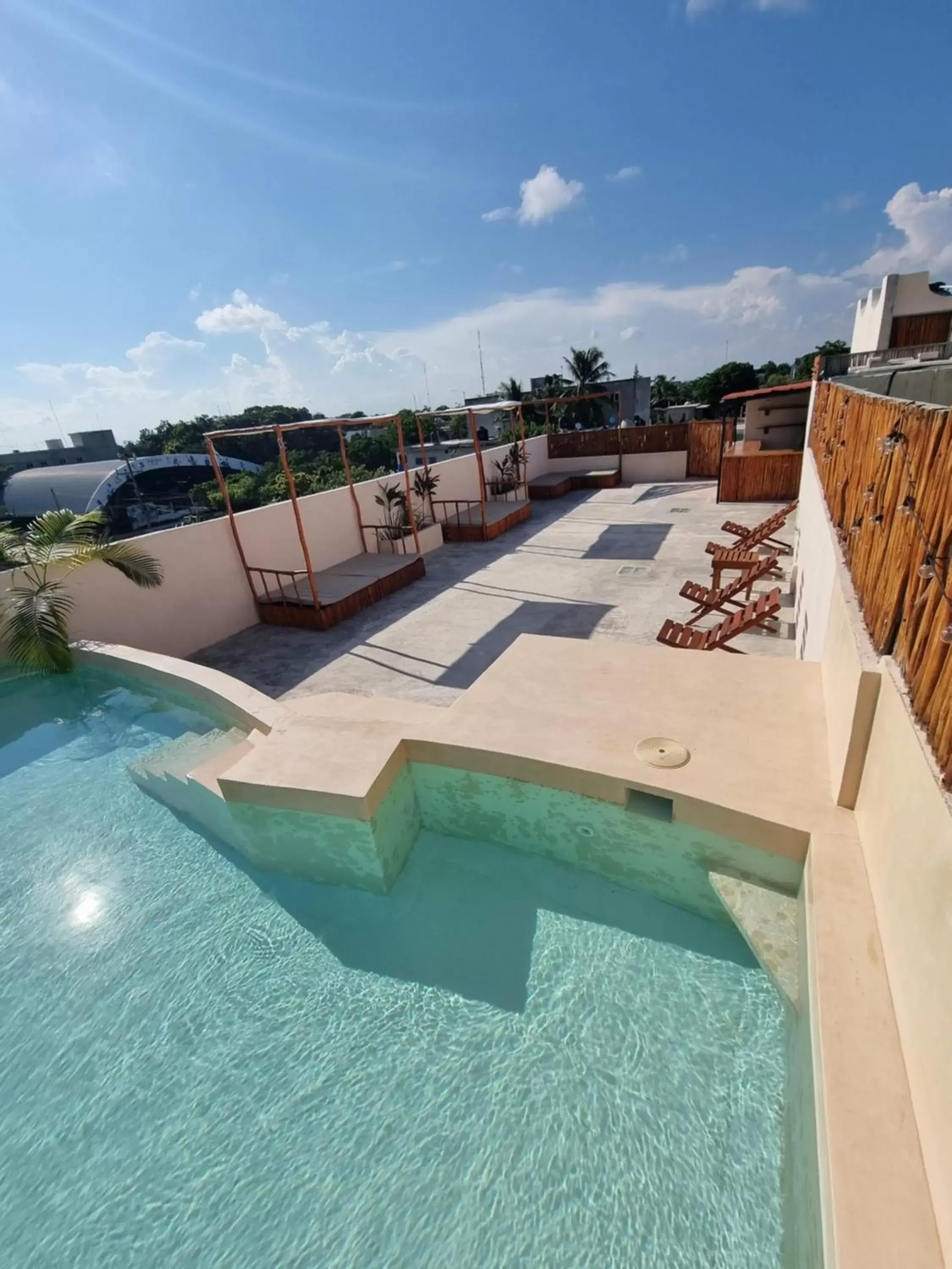 Solarium, Swimming Pool in Kassia Tulum, Boutique Hotel