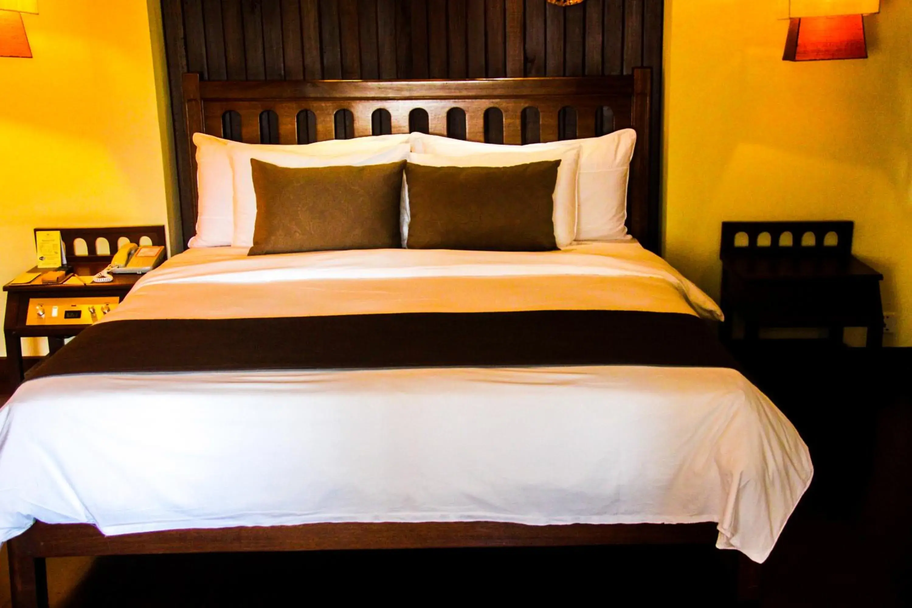 Bed in Royal Angkor Resort & Spa
