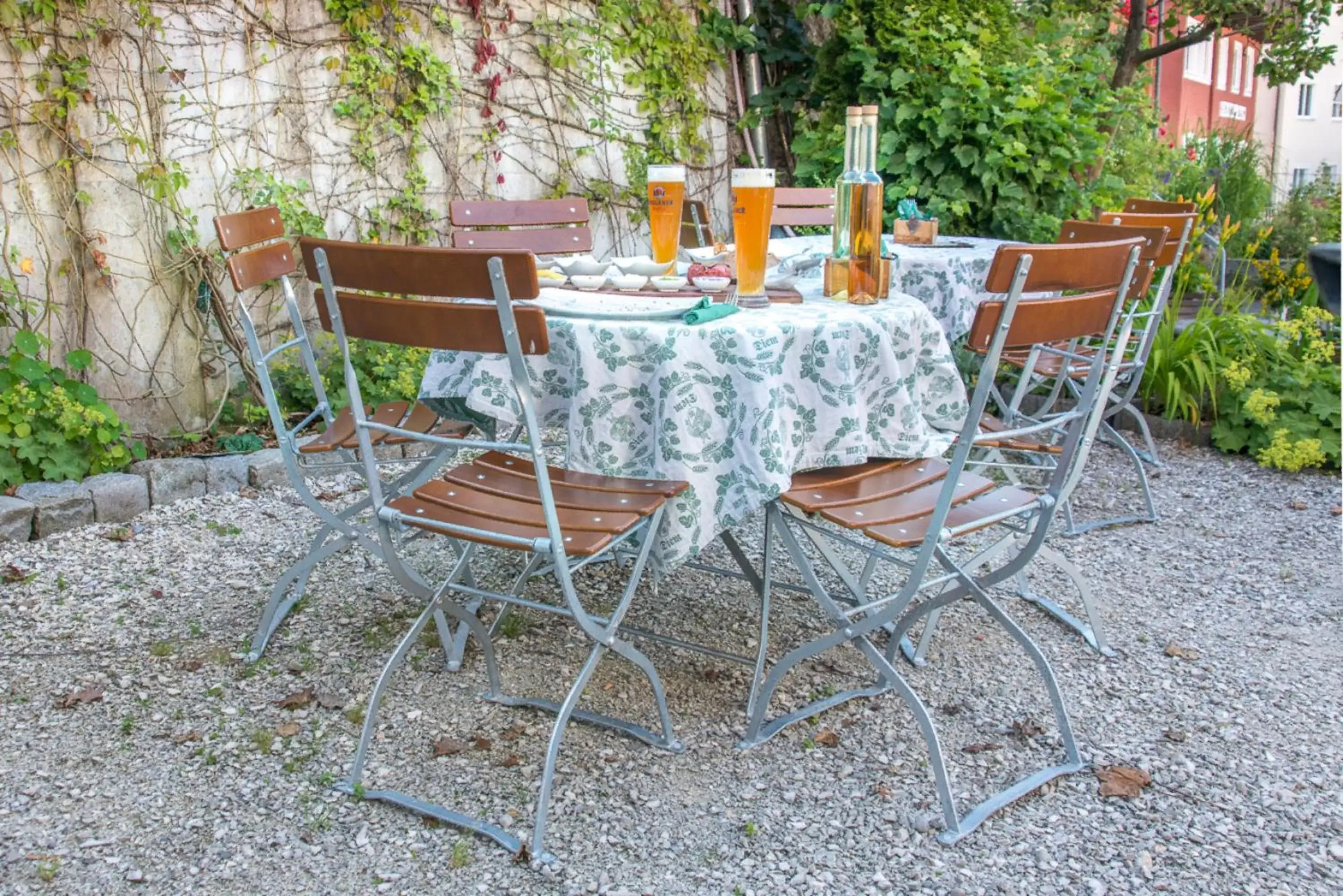 Patio in Gasthof Diem