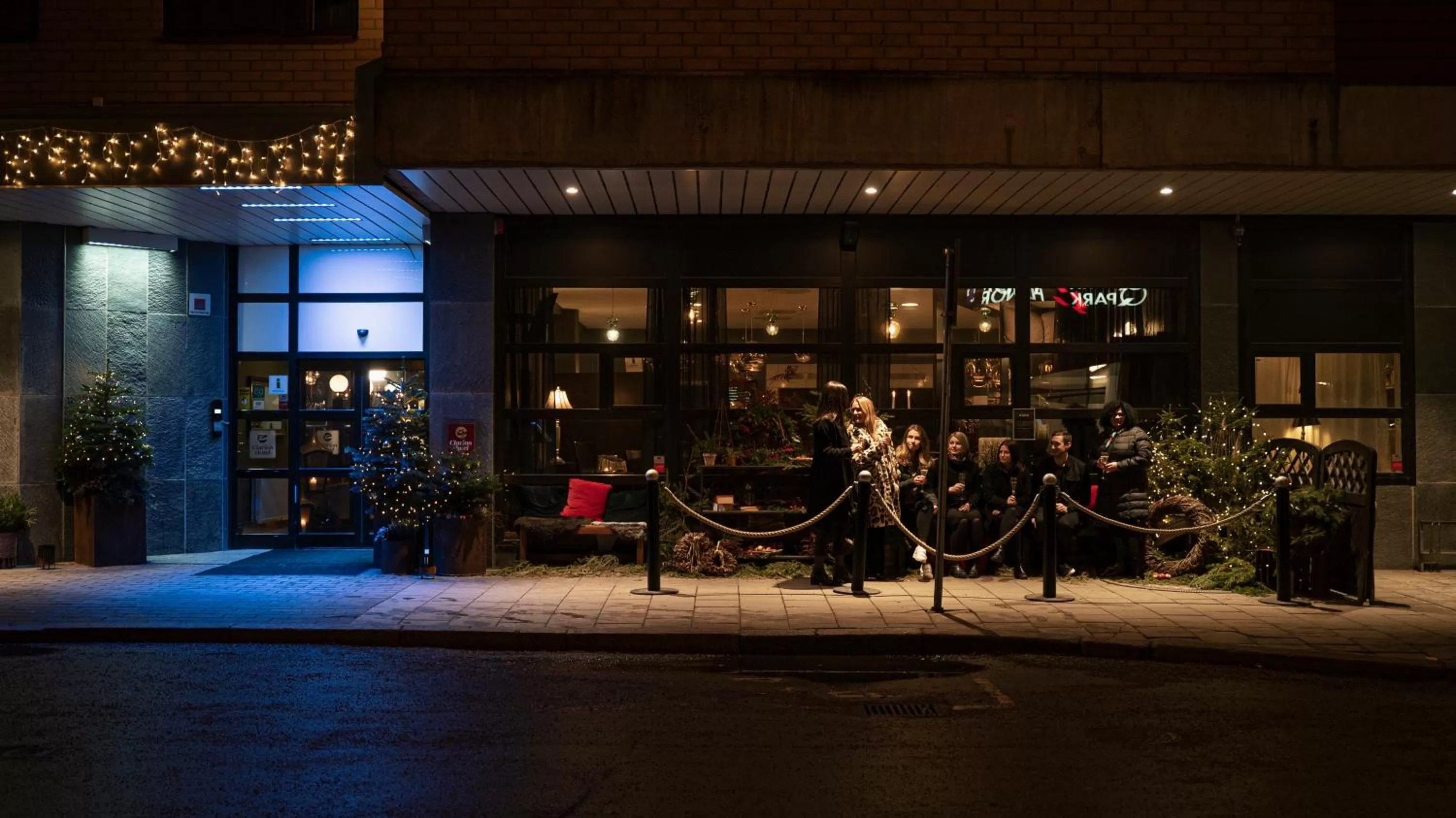 Facade/entrance in Clarion Hotel Winn