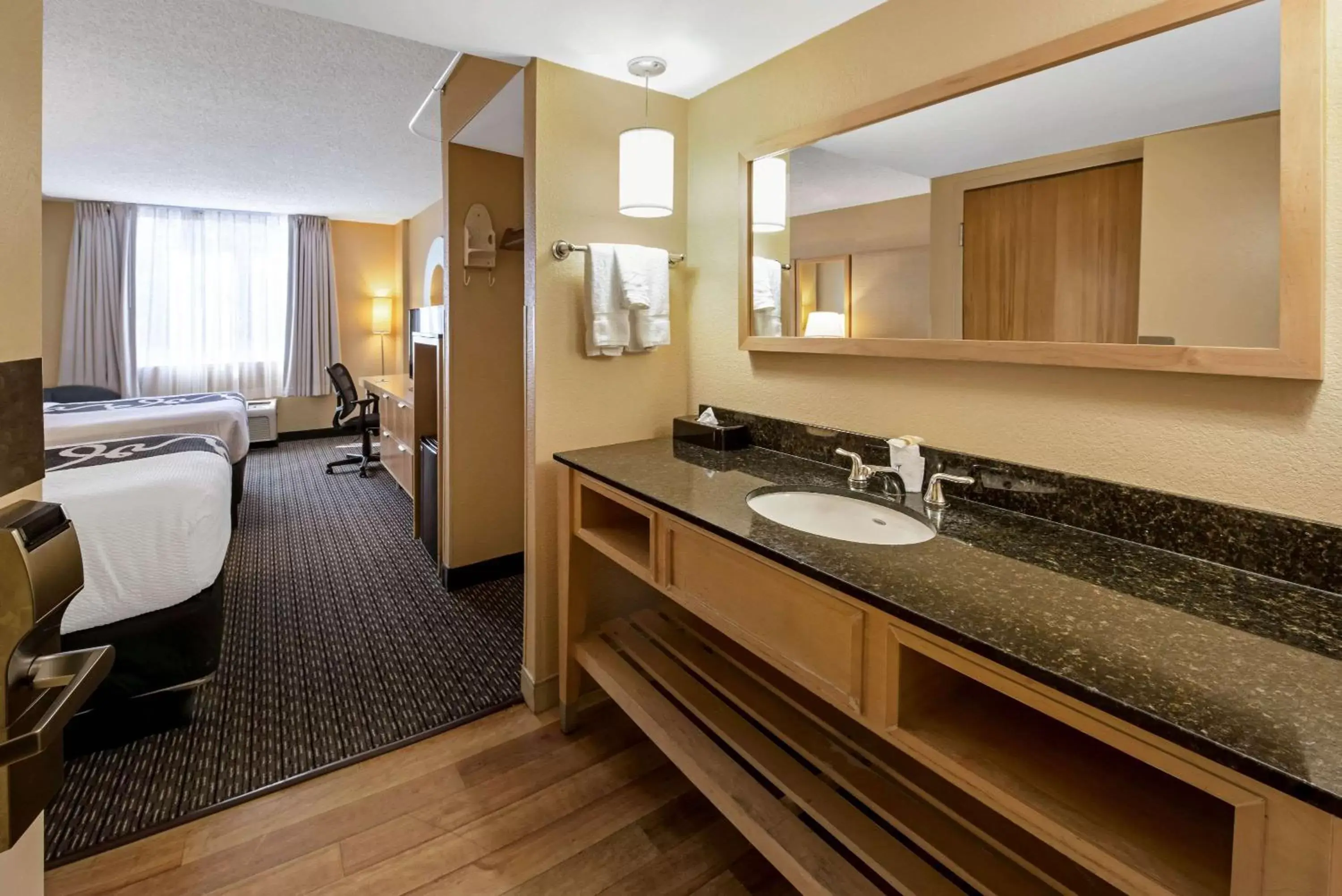 Photo of the whole room, Bathroom in La Quinta by Wyndham West Palm Beach Airport
