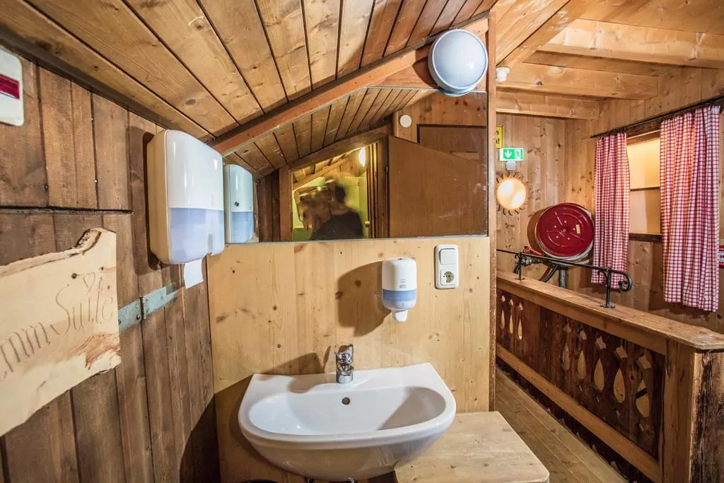 Hocheckhuette On Top of the Kitzbuehel Hahnenkamm Mountain