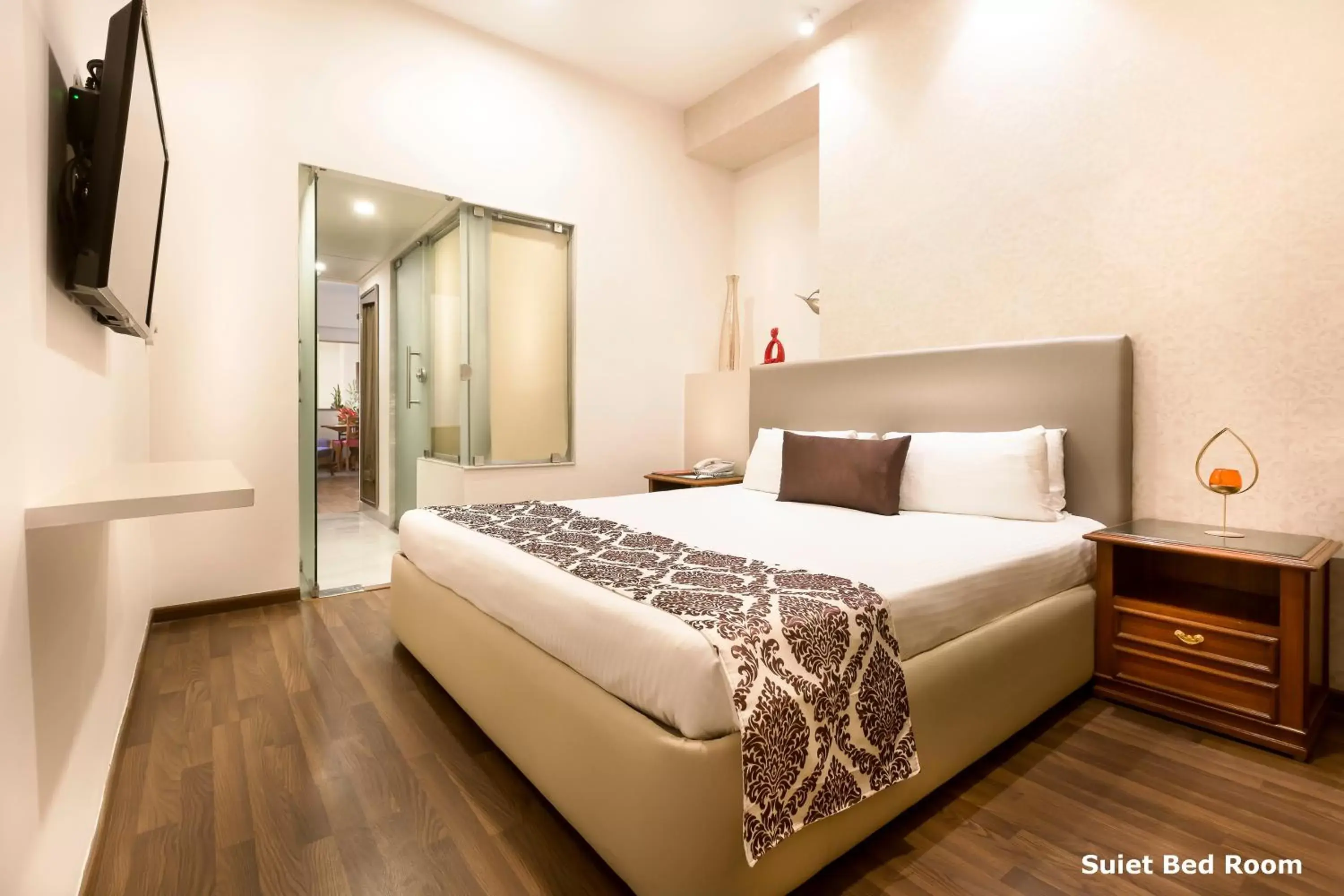 Bed in Regency Kanchipuram by GRT Hotels Bed in Regency Kanchipuram by GRT Hotels