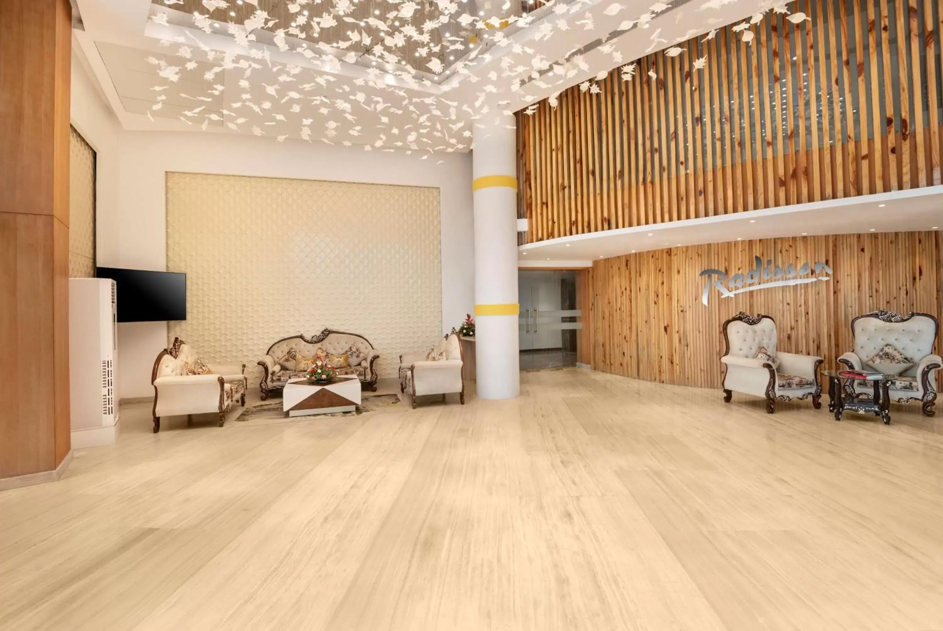 Lobby or reception in Radisson Hotel Bareilly Airport