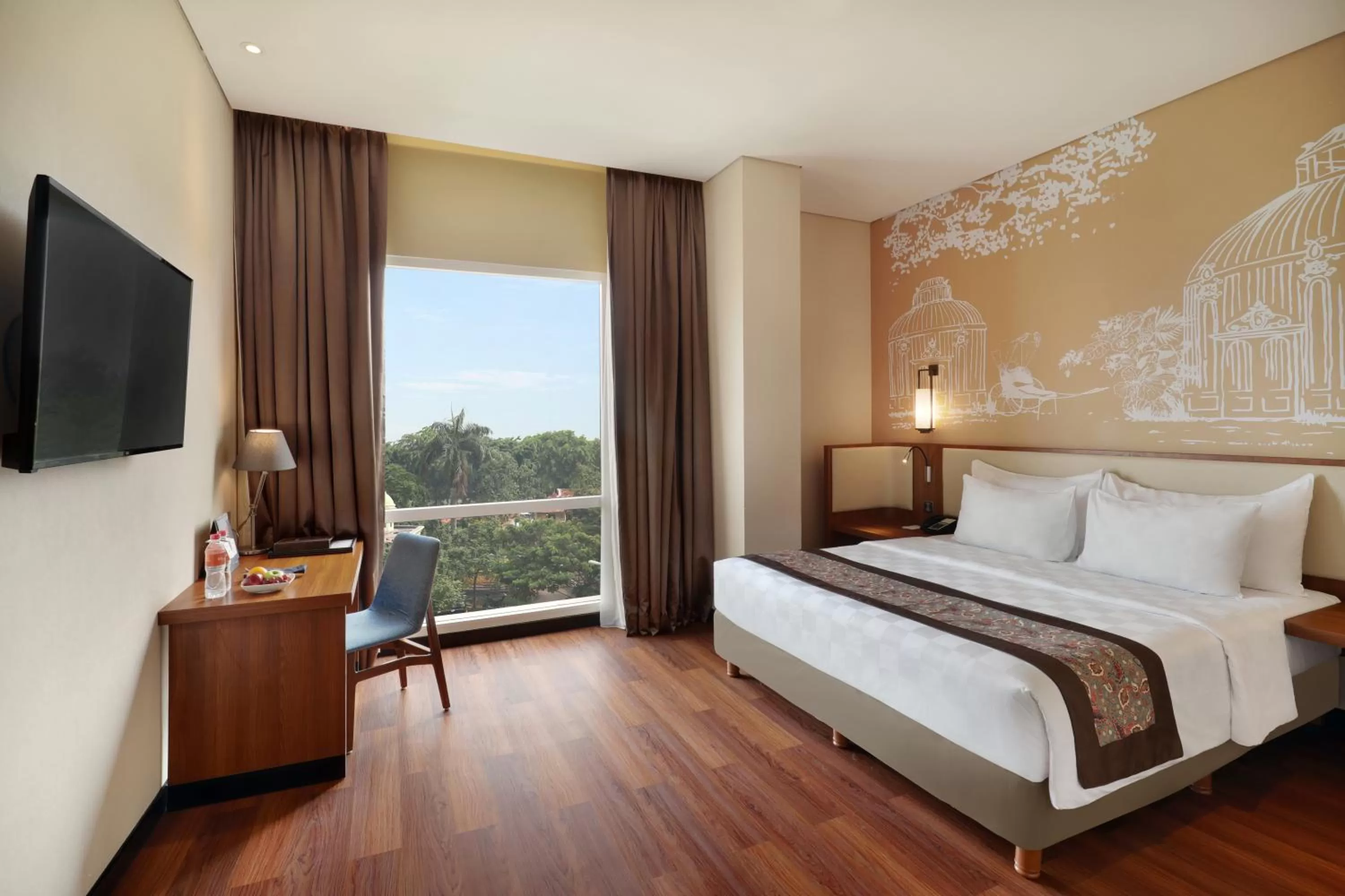 Bed in Swiss-Belhotel Airport Jakarta