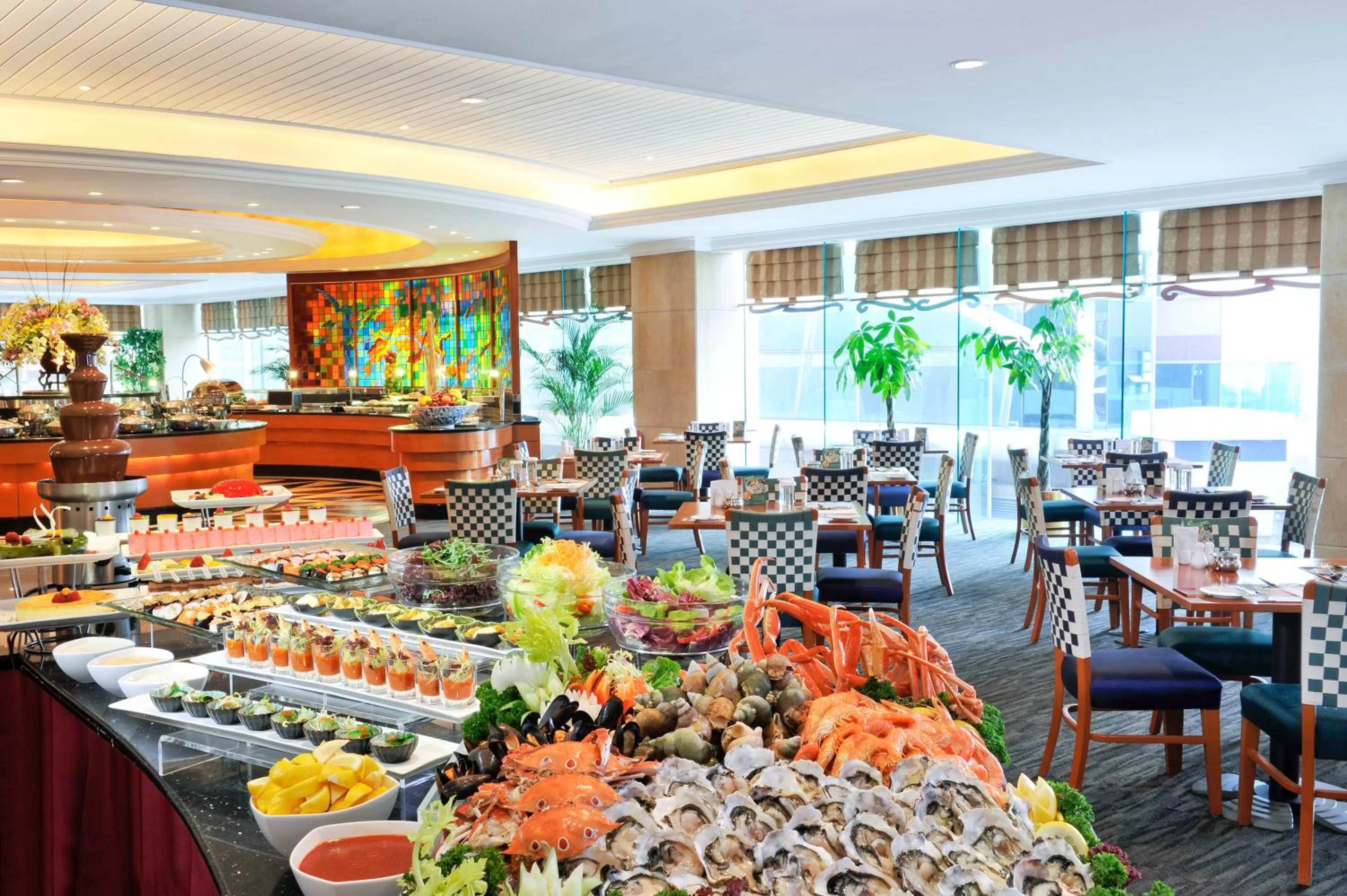 Buffet breakfast in Harbour Plaza North Point