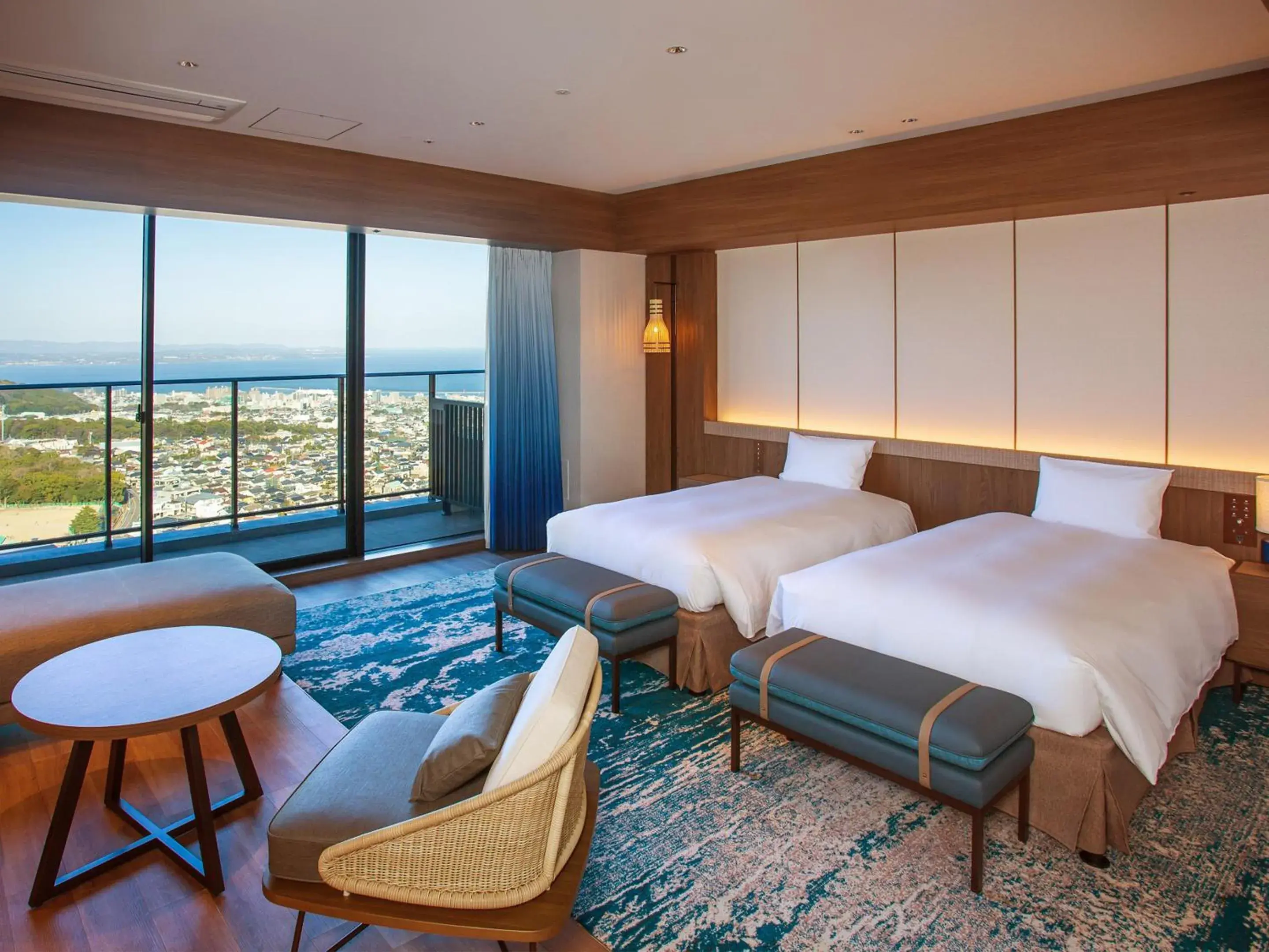 Photo of the whole room, Bed in Beppu SUGINOI HOTEL Photo of the whole room, Bed in Beppu SUGINOI HOTEL